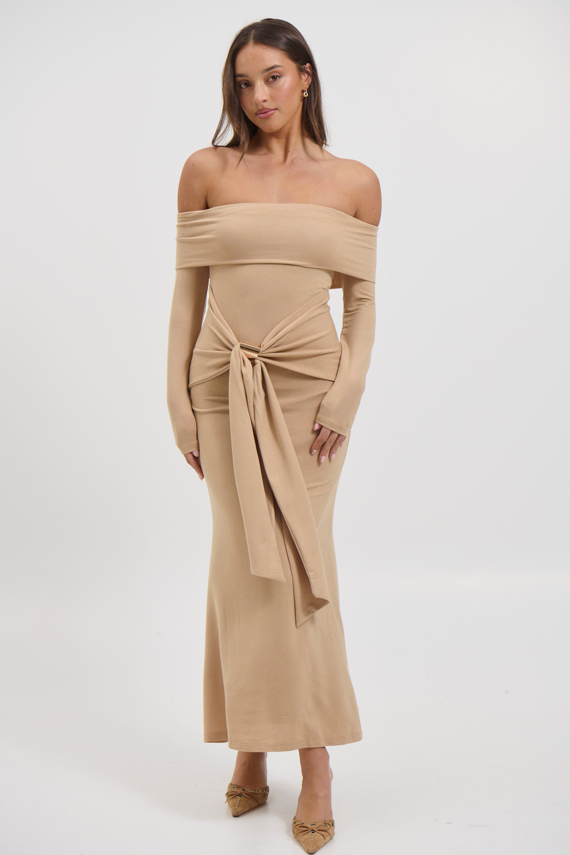 Waiora Maxi Dress Sand
