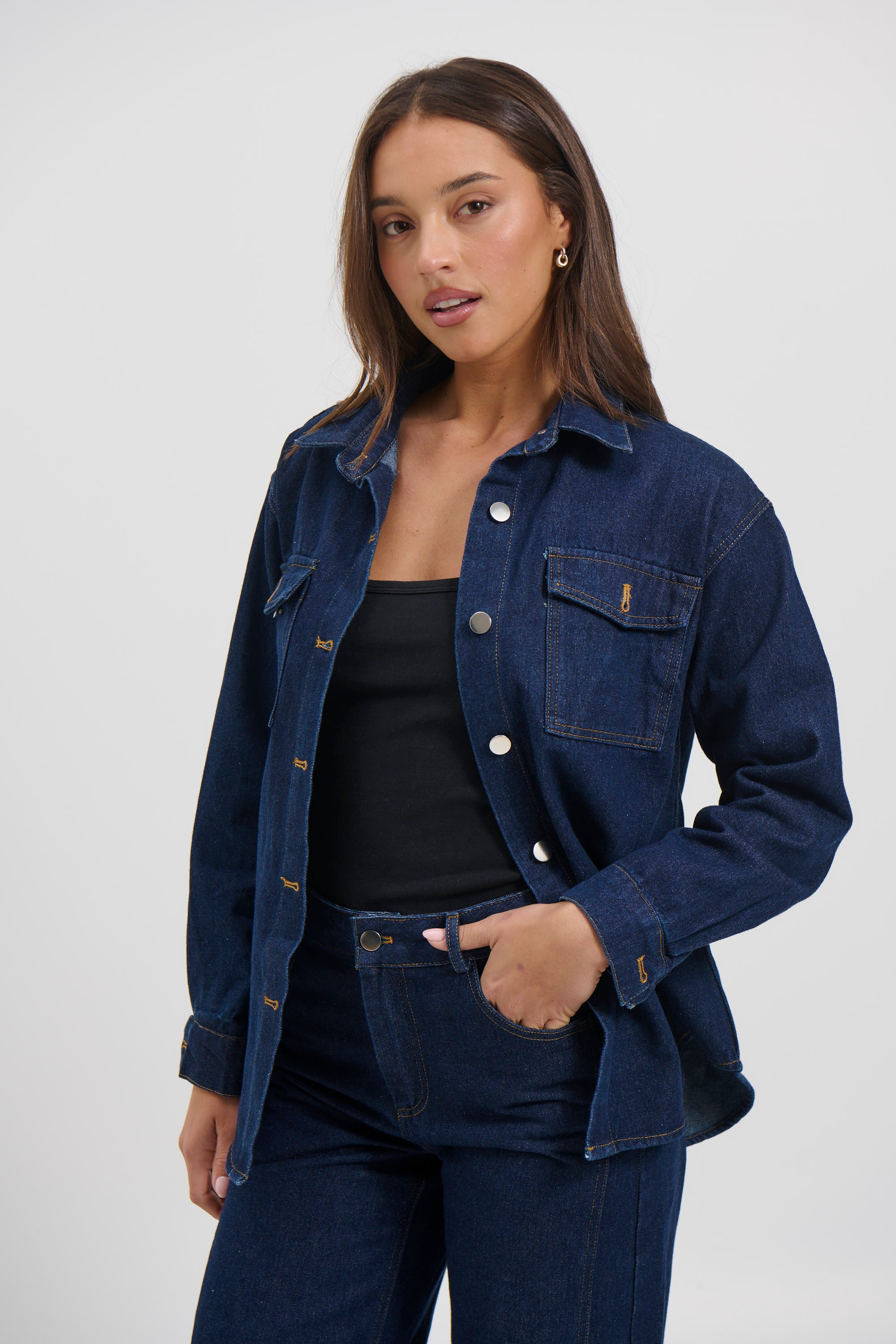 Lucinda Denim Shirt Indigo