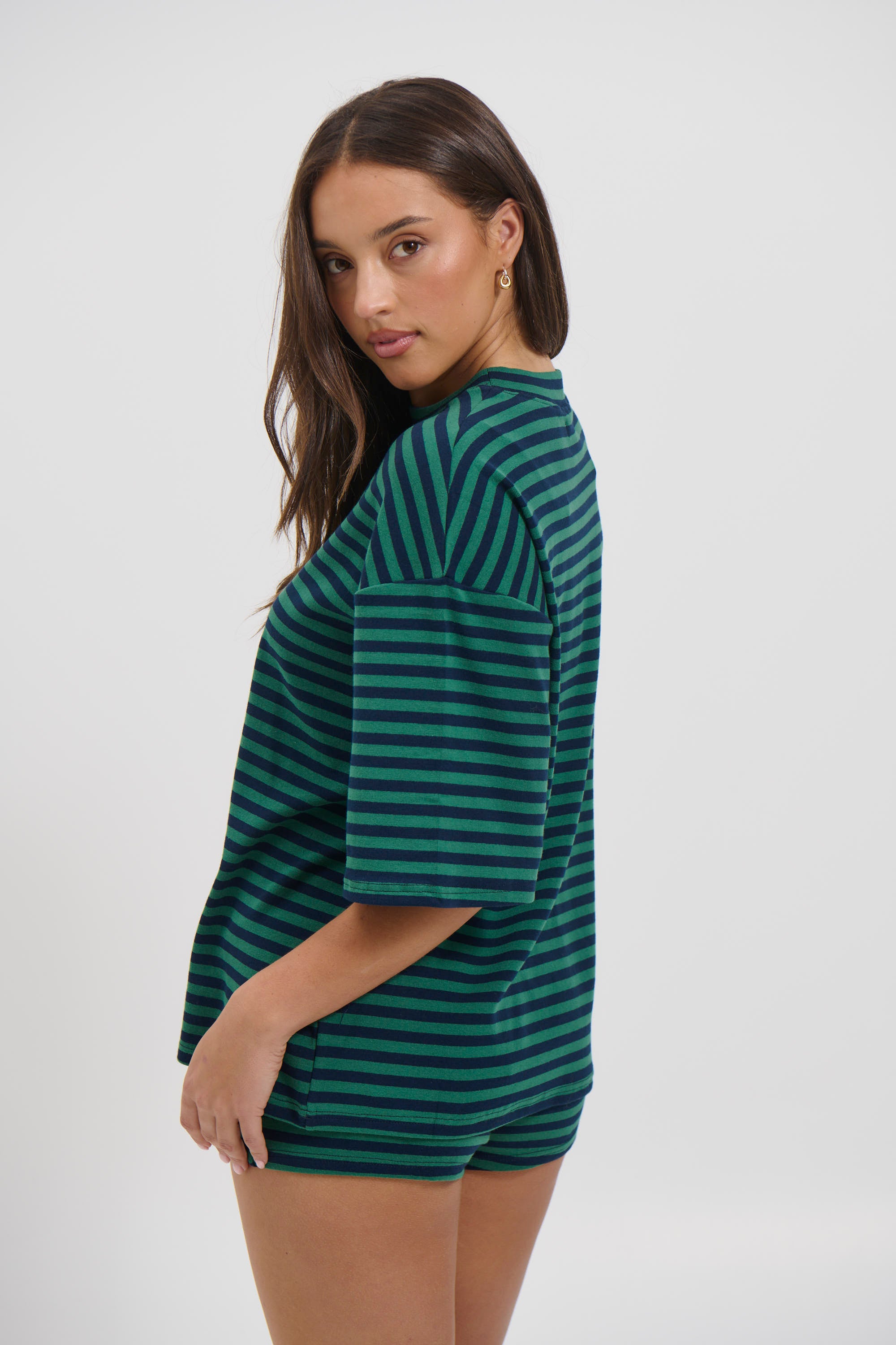 Charlene Oversized Tee Teal