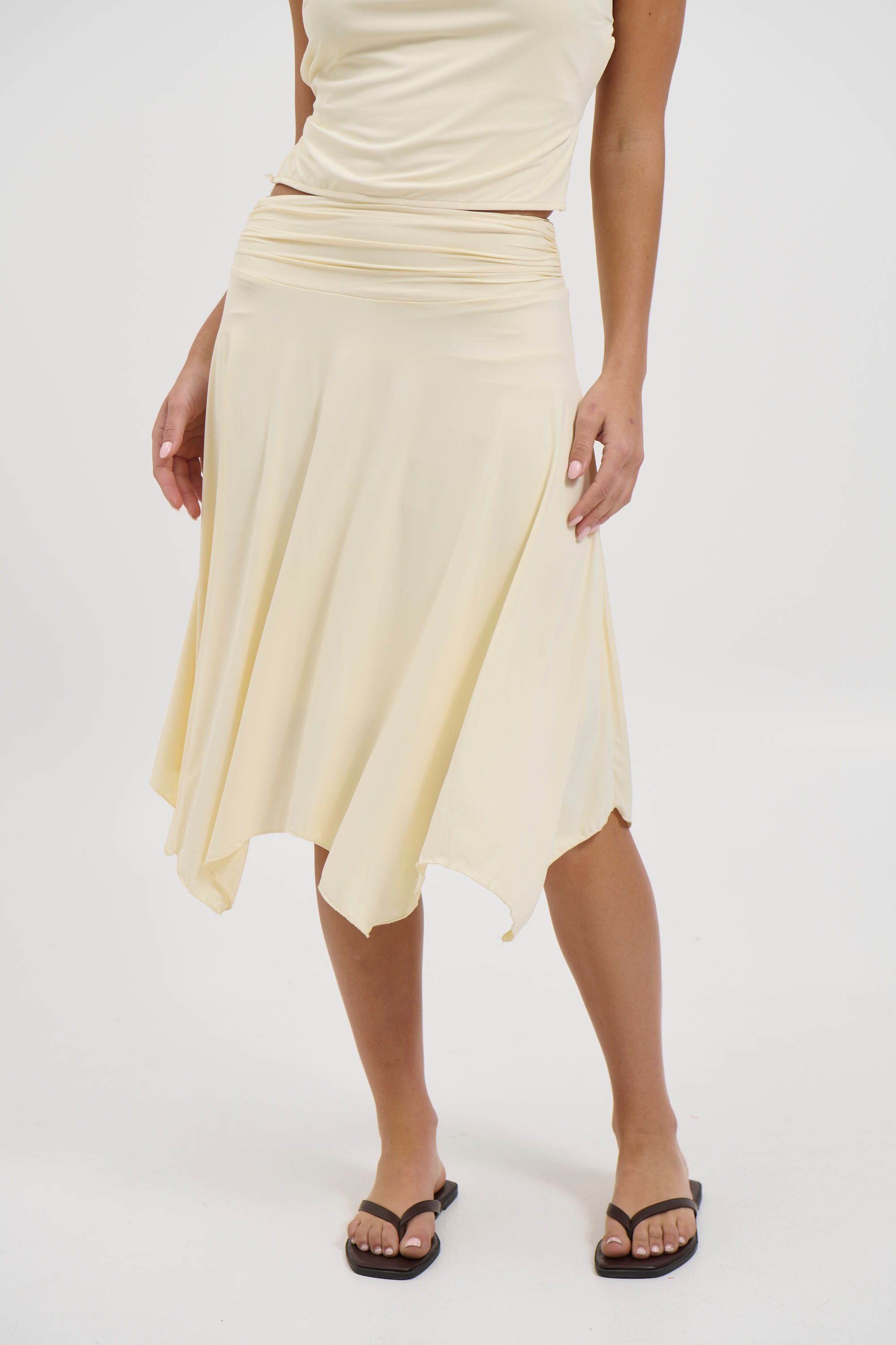Adeline Midi Skirt Butter