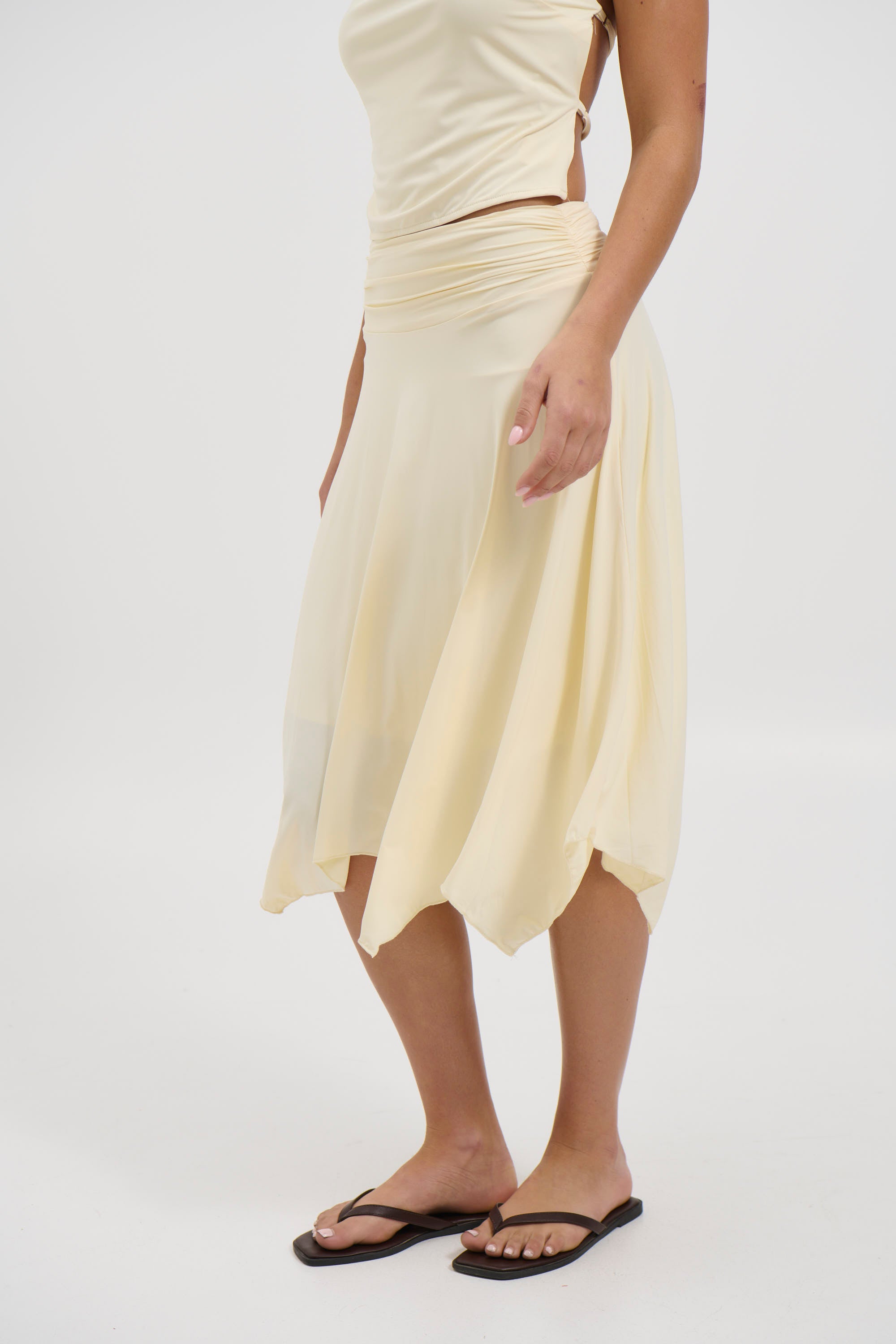 Adeline Midi Skirt Butter