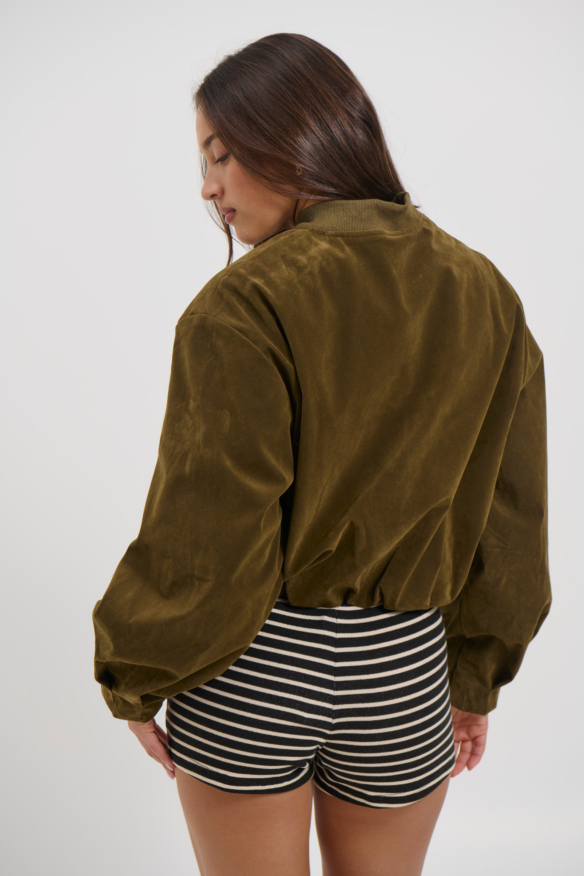 Clara Bomber Khaki