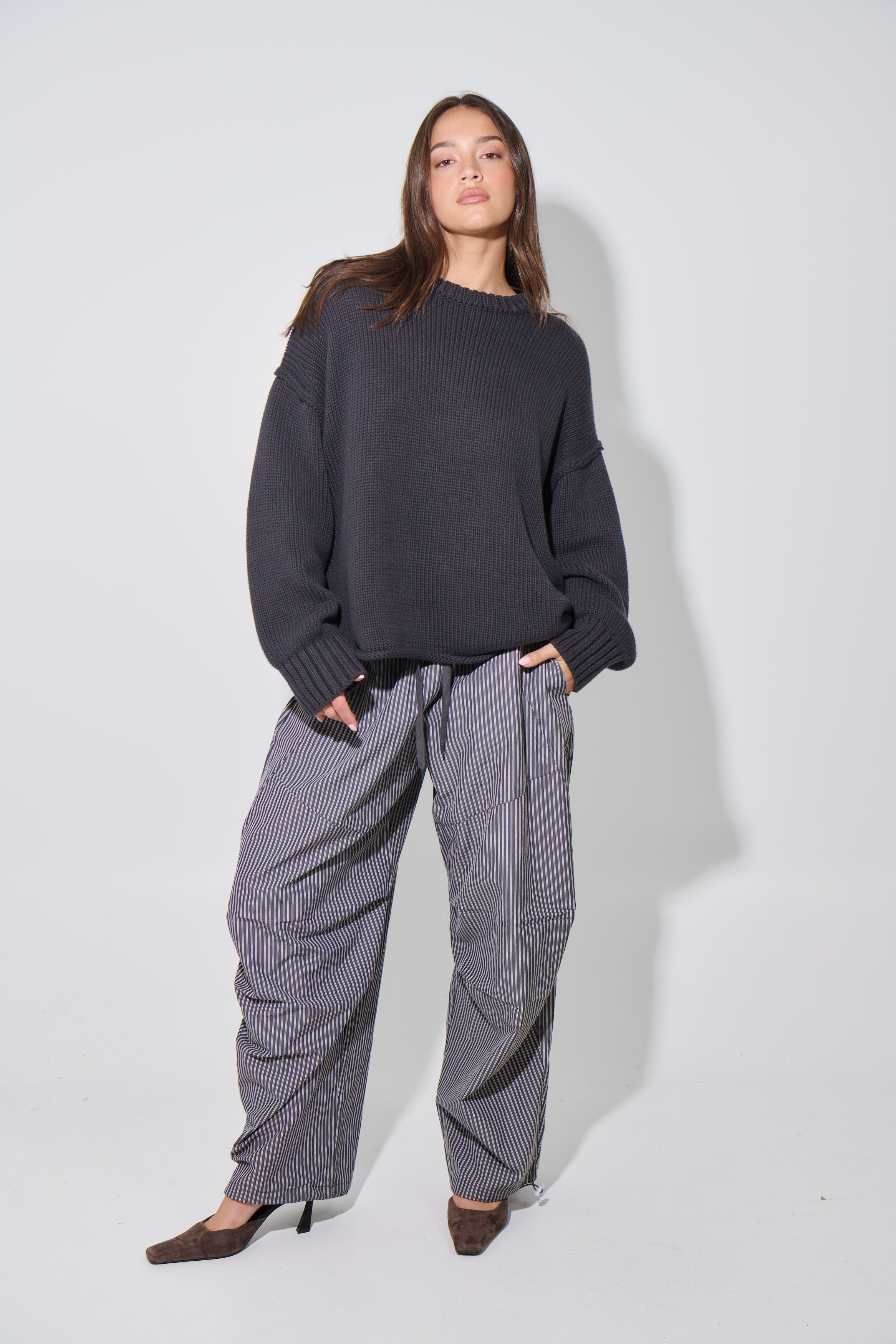 Nikova Knit Jumper Navy