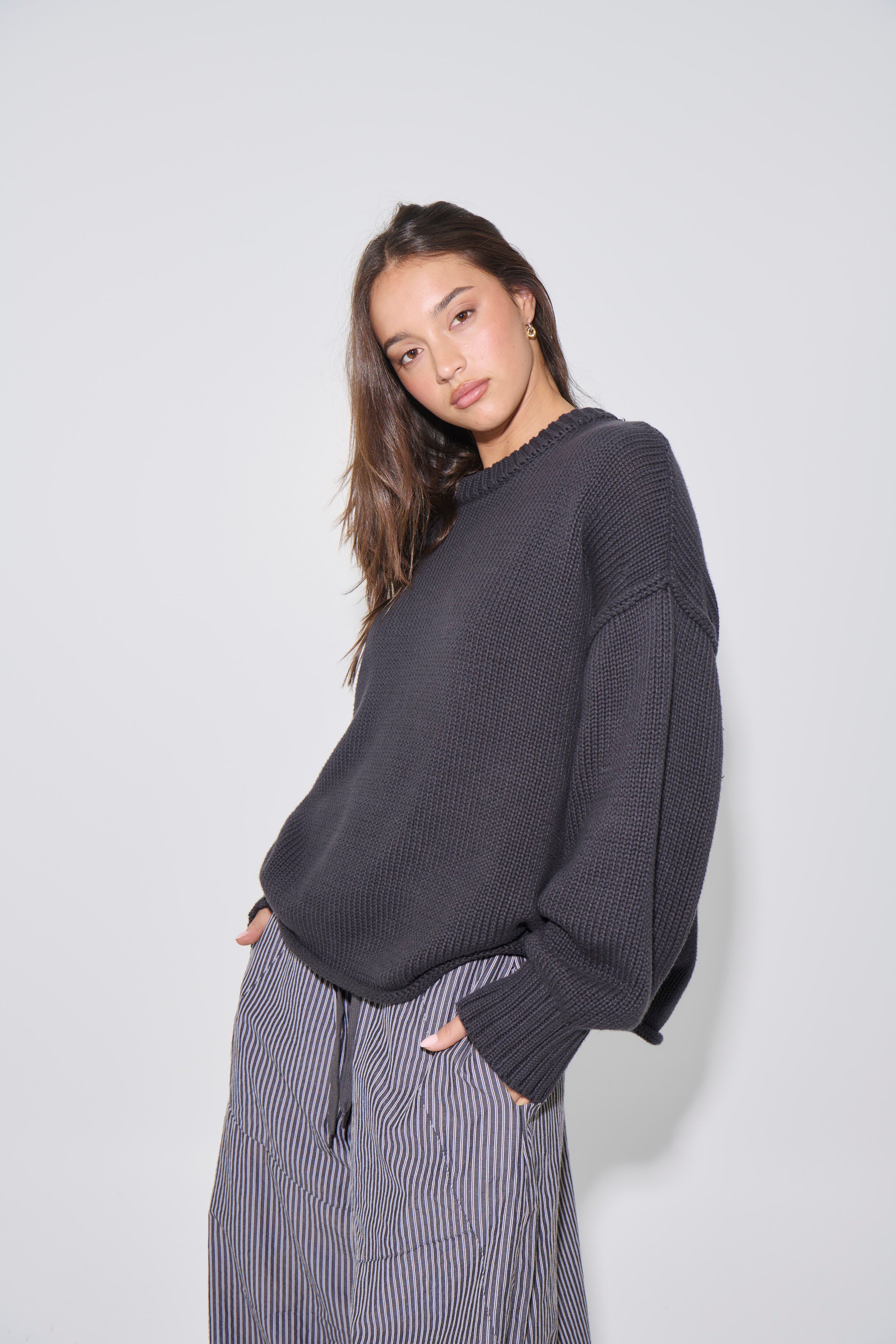 Nikova Knit Jumper Navy