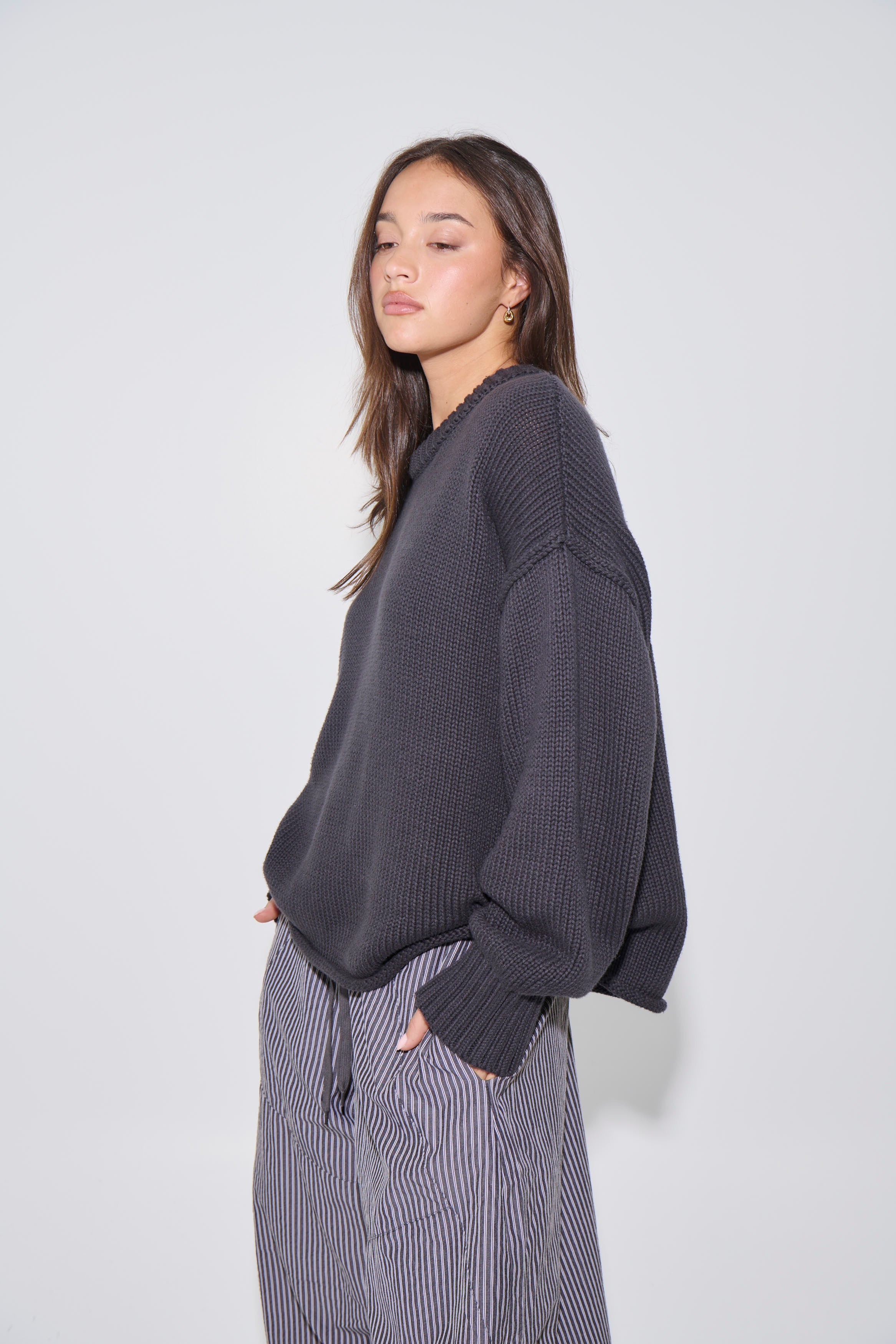 Nikova Knit Jumper Navy