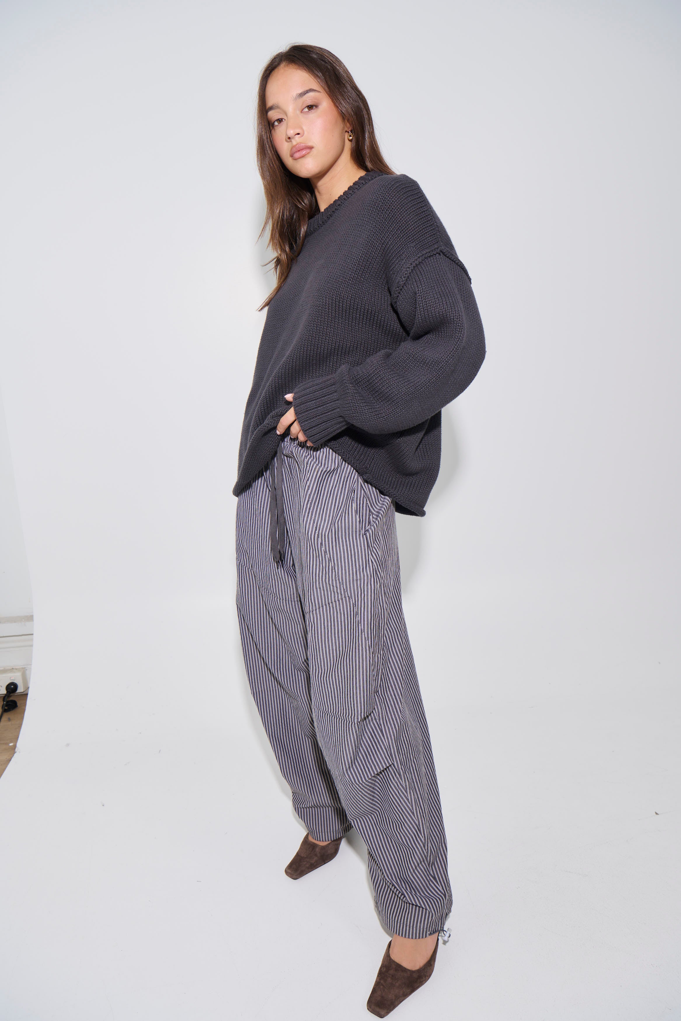 Nikova Knit Jumper Navy