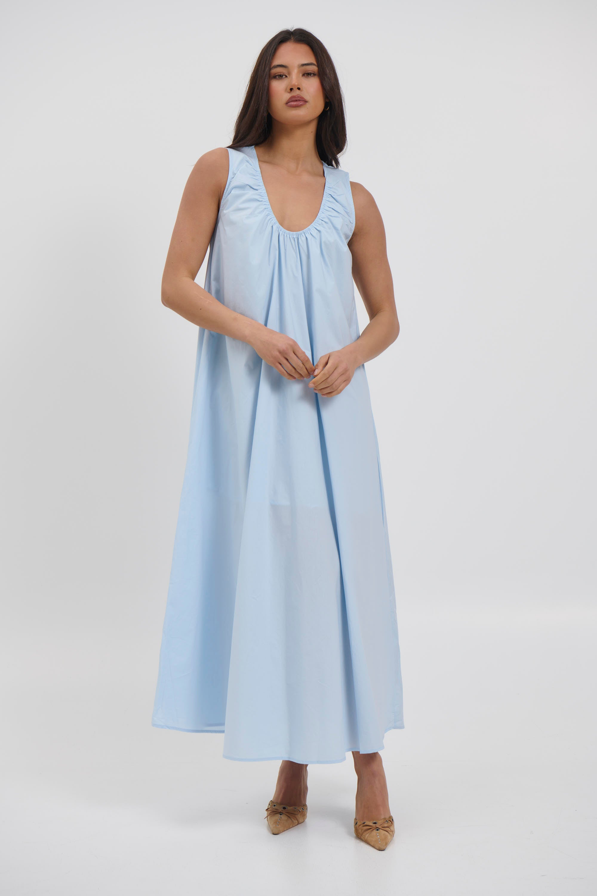 Pania Maxi Dress Sky