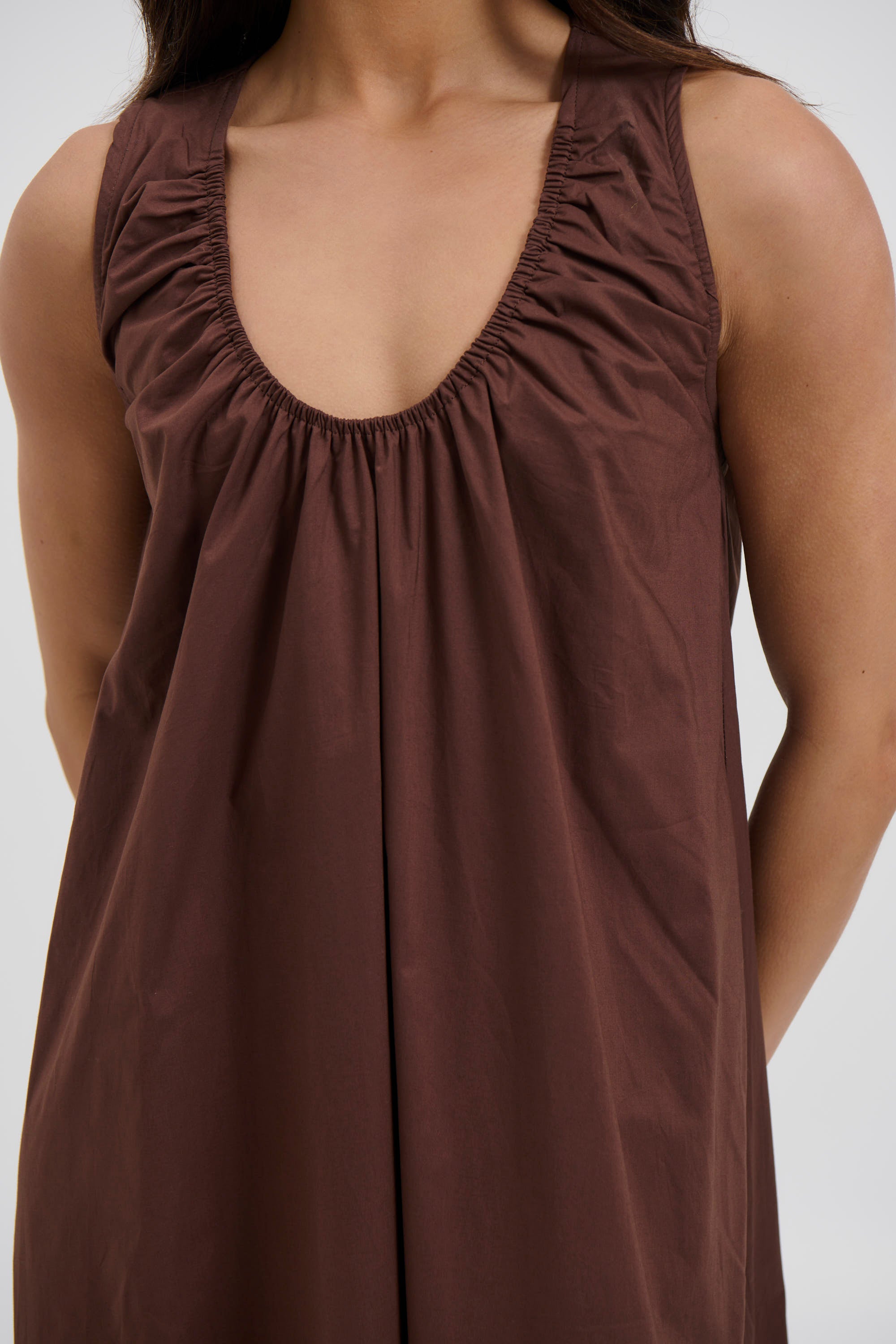 Pania Maxi Dress Chocolate