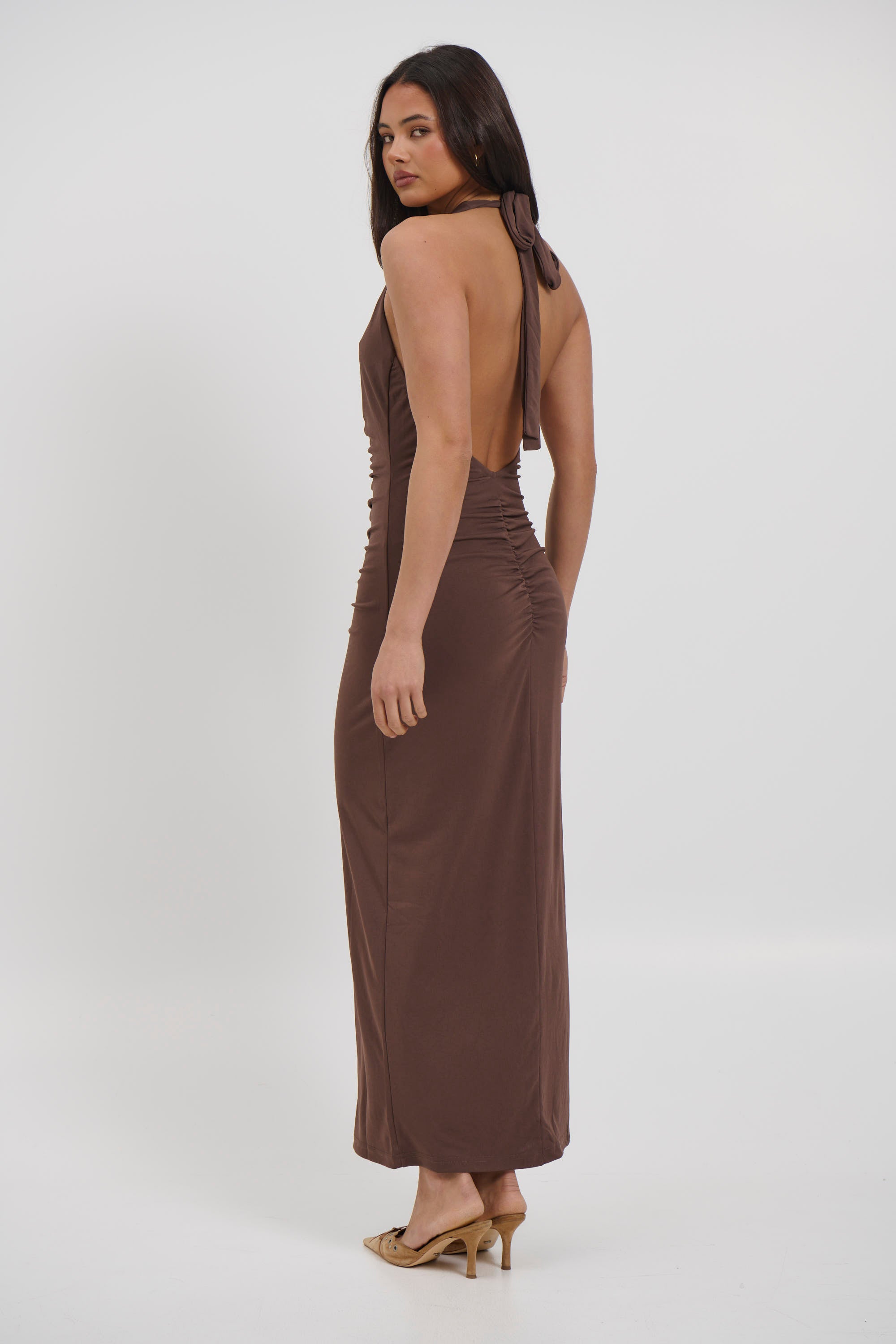 Ebba Maxi Dress Chocolate