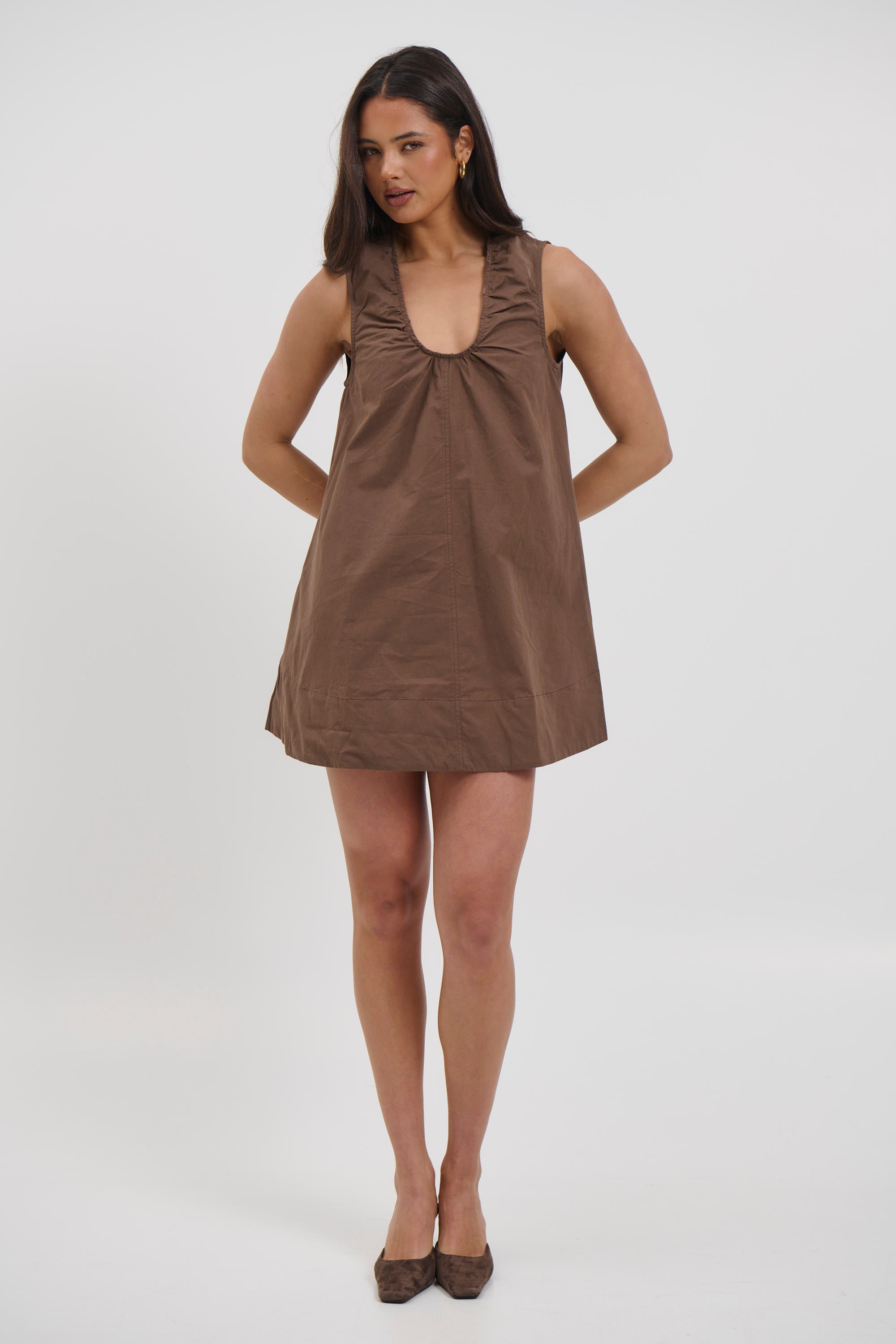 Sydney Mini Dress Chocolate