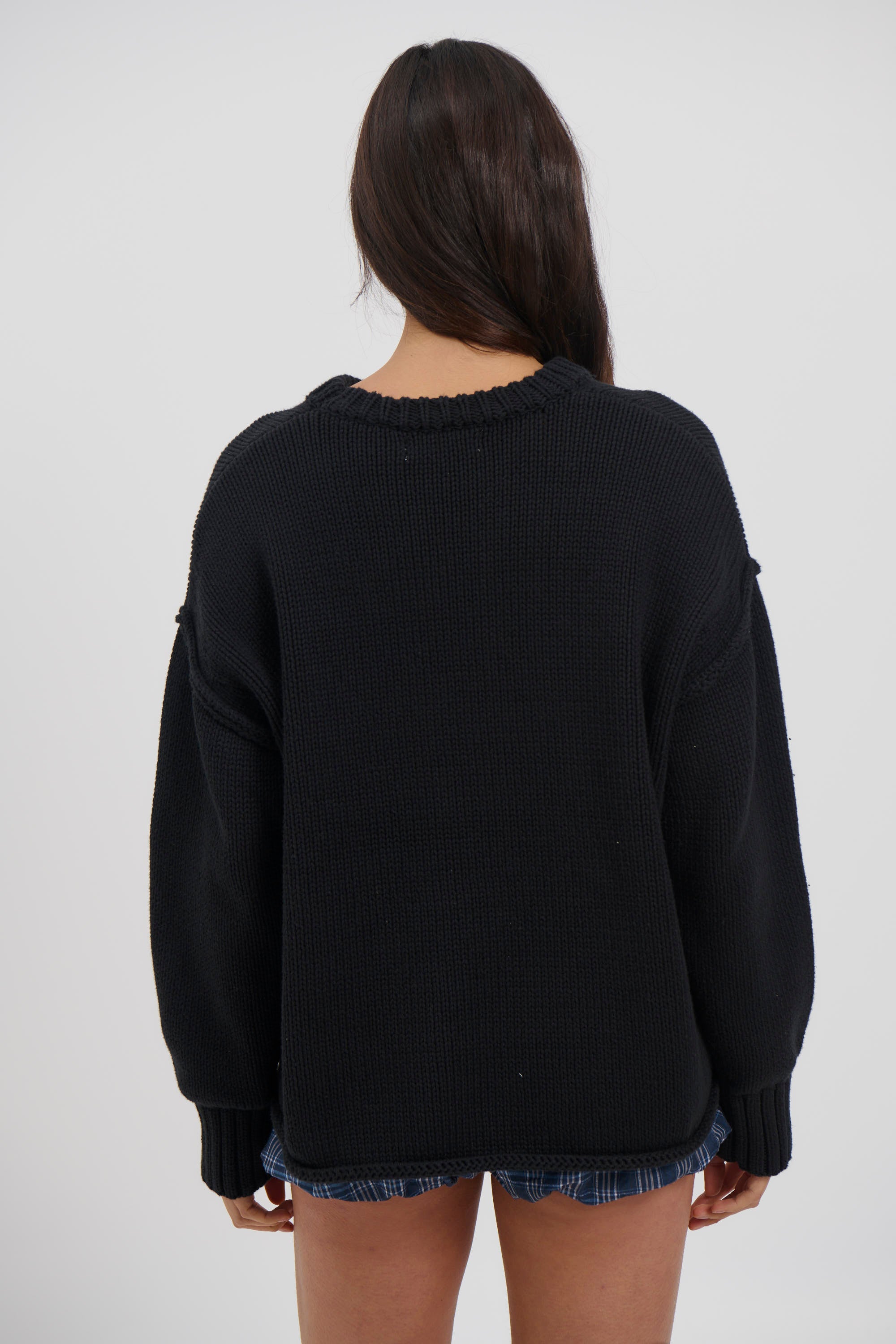 Nikova Knit Jumper Black