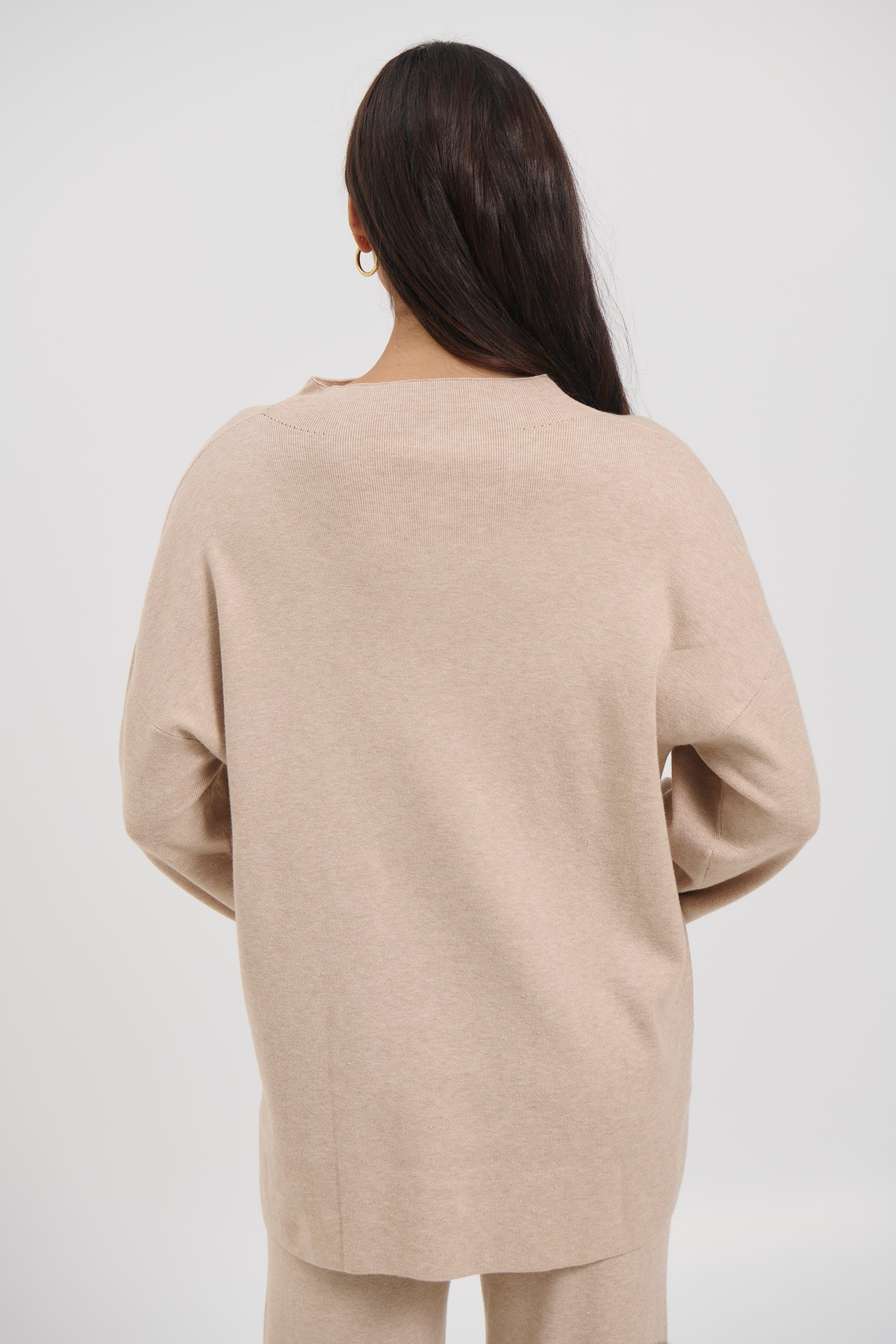 Quin Knit Sweater Beige