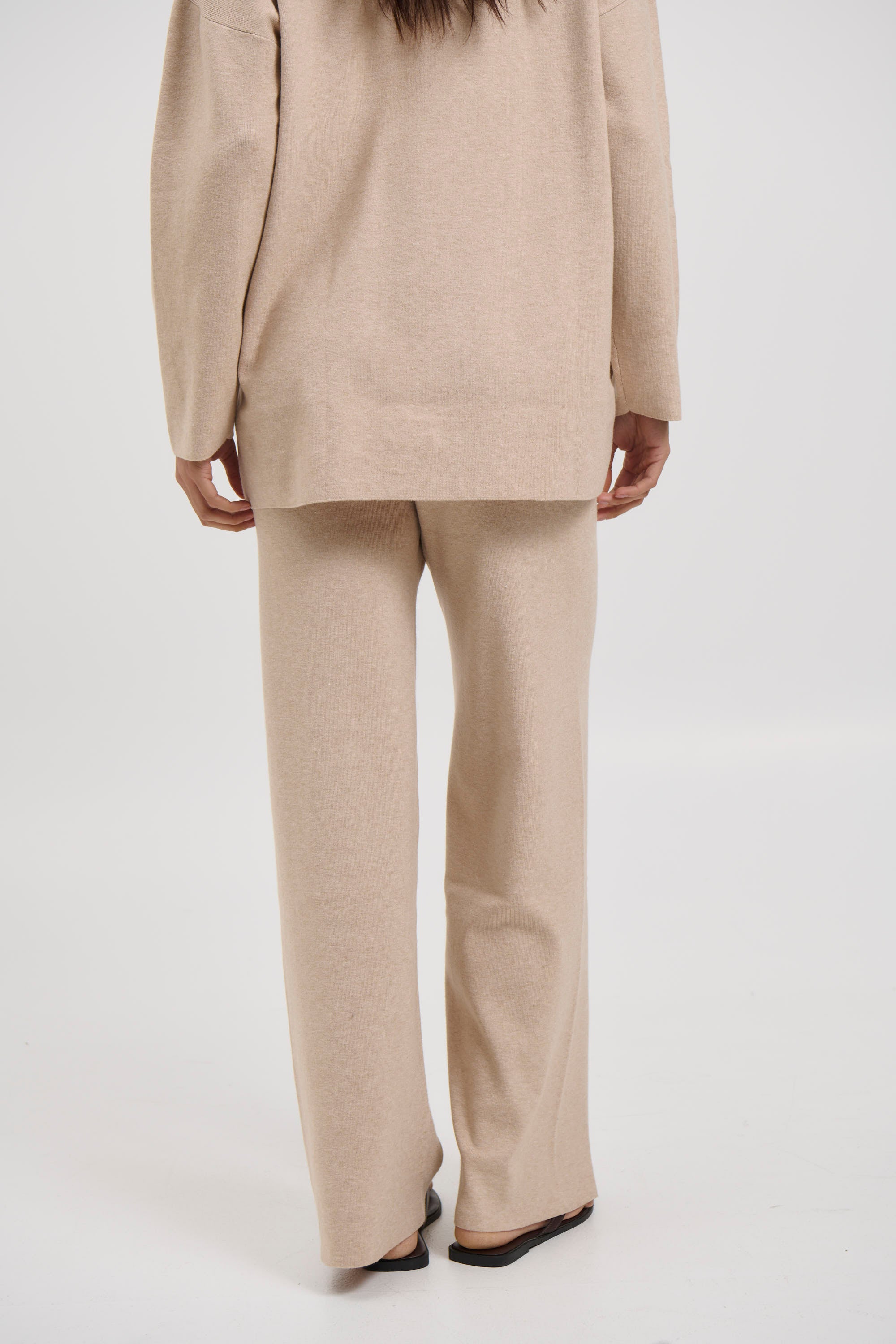 Quin Knit Pant Beige