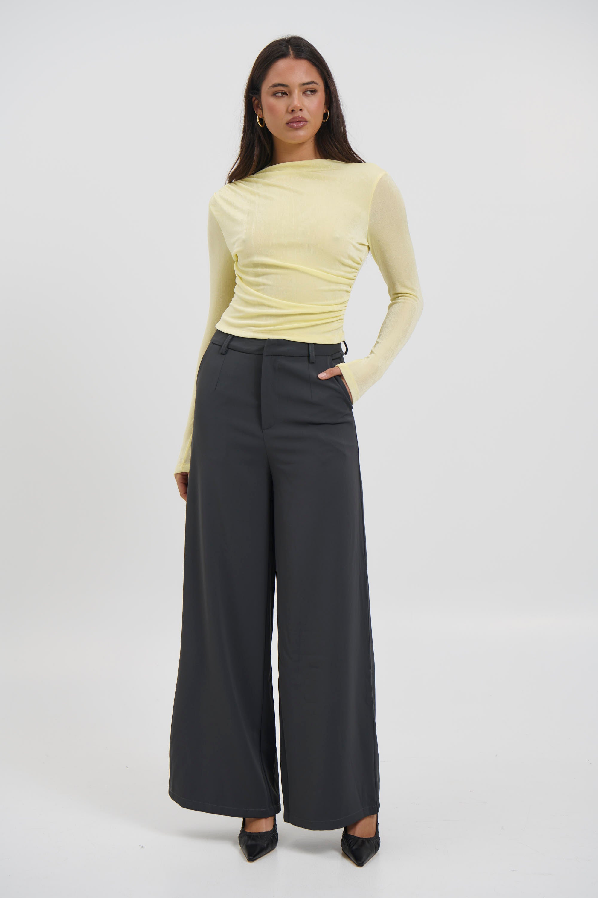 Jelani Long Sleeve Lemon