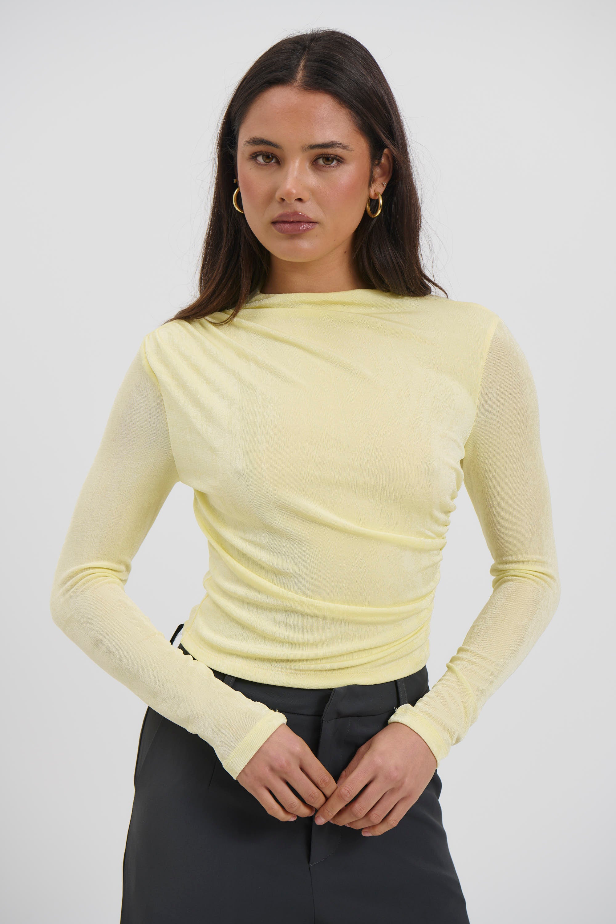 Jelani Long Sleeve Lemon