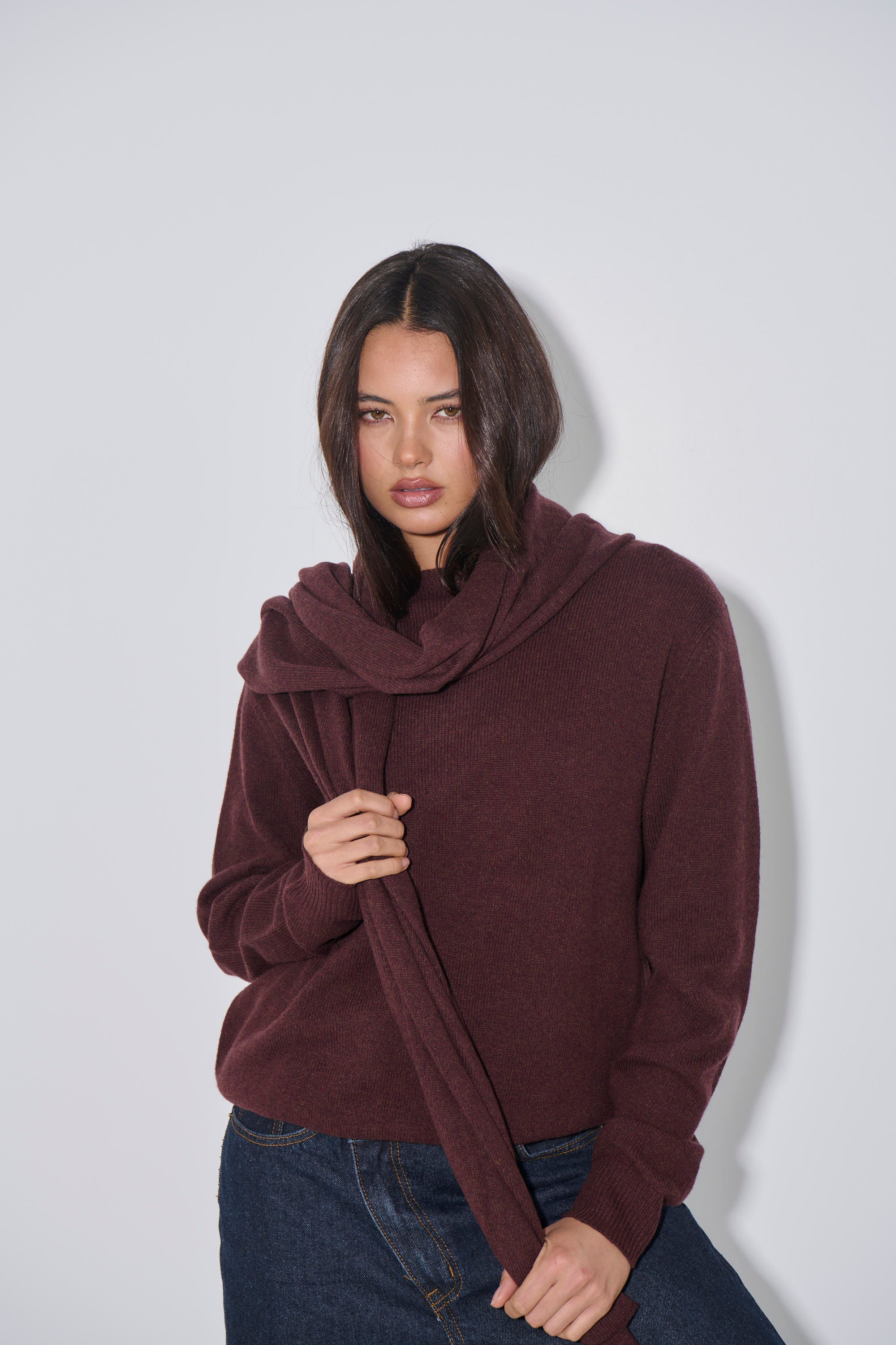 Soba Scarf Plum