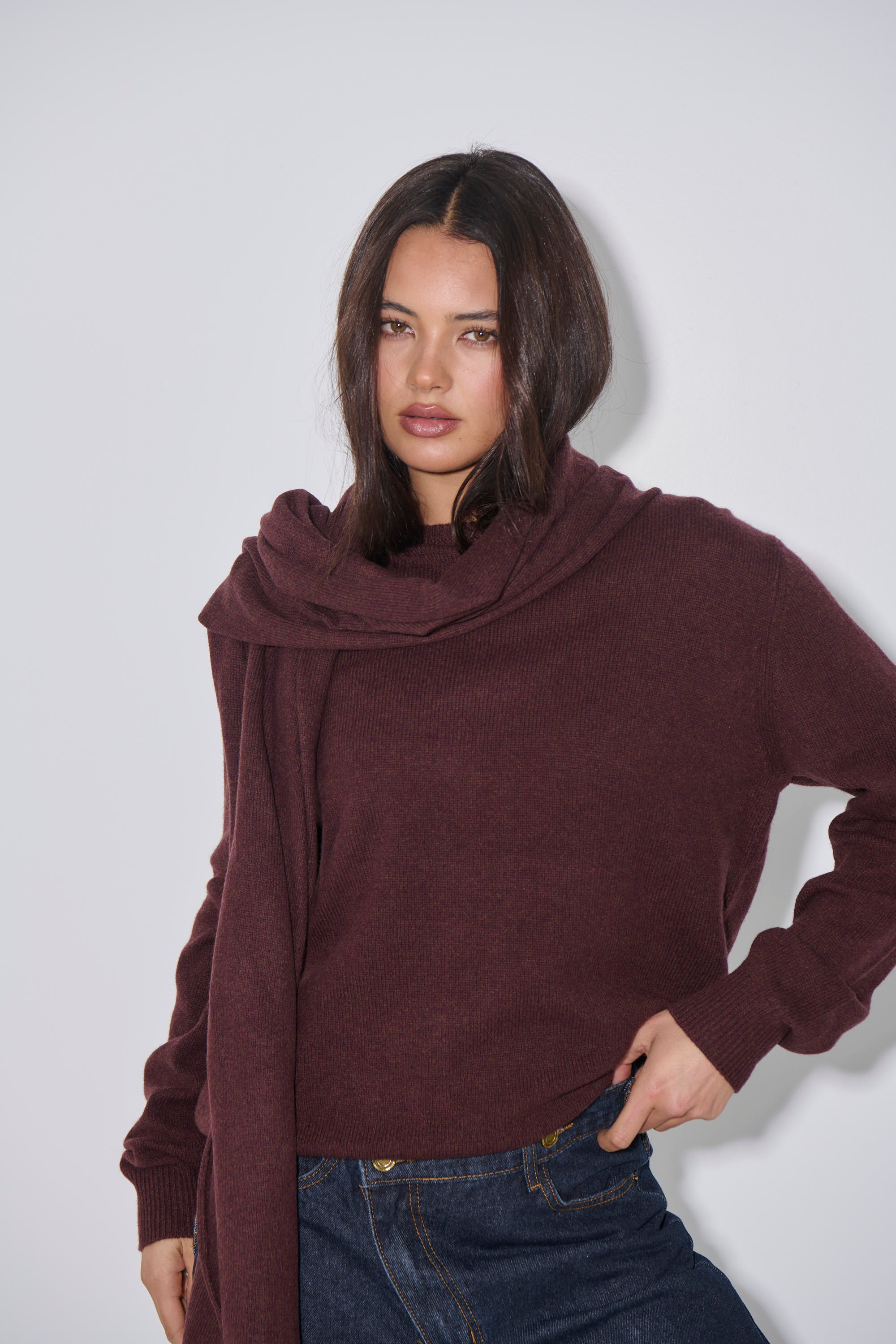 Soba Scarf Plum