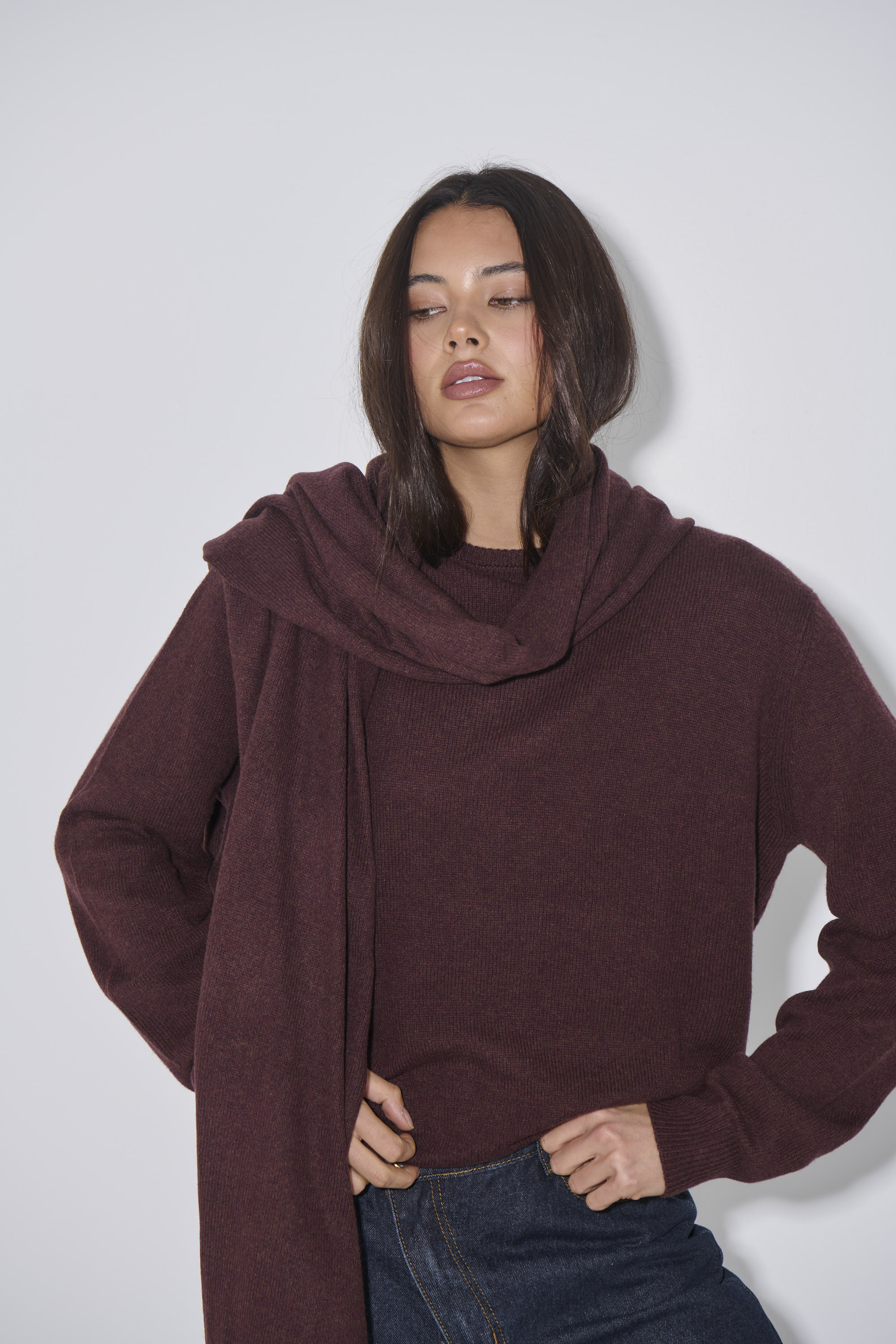 Soba Scarf Plum