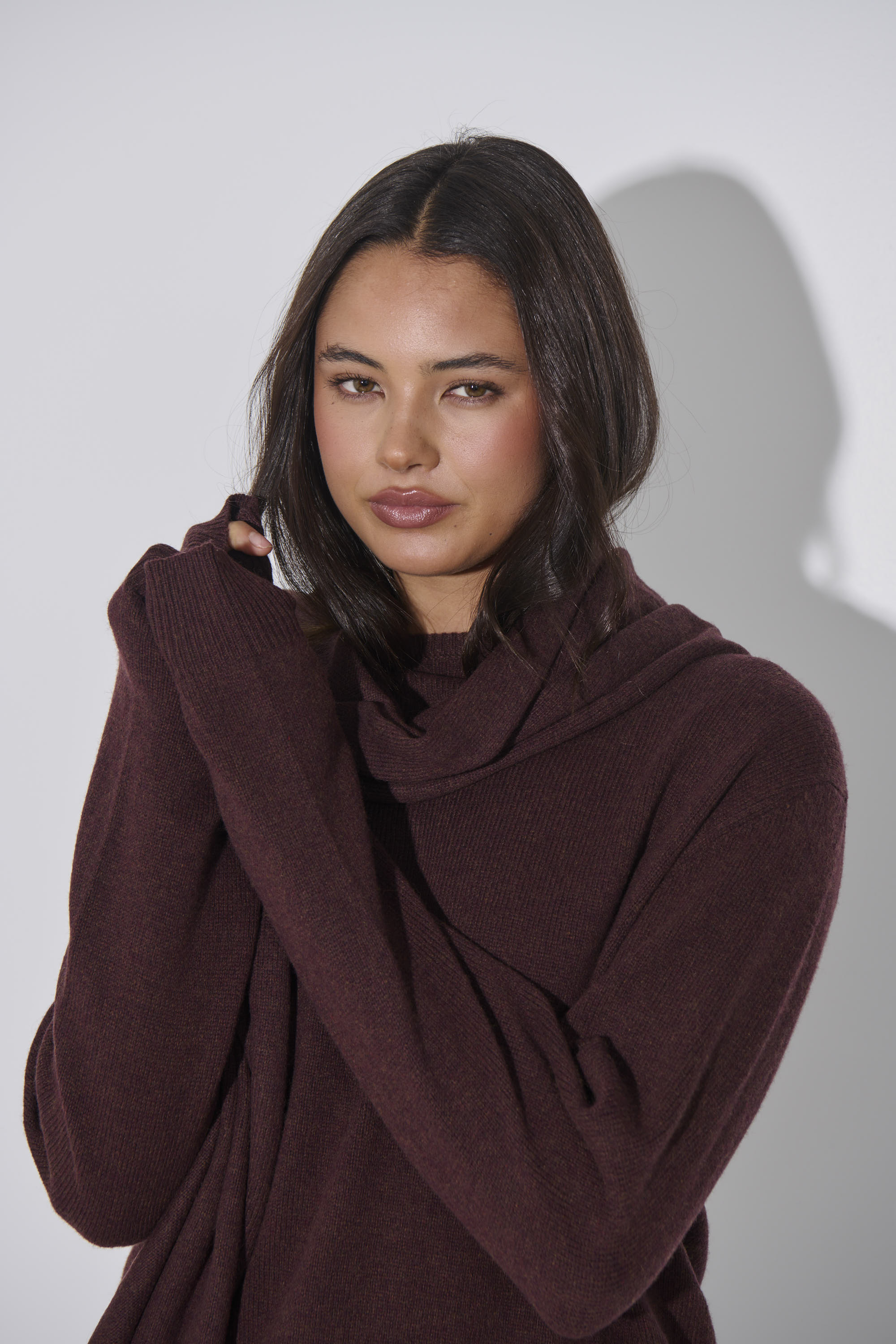 Cora Crew Neck Plum