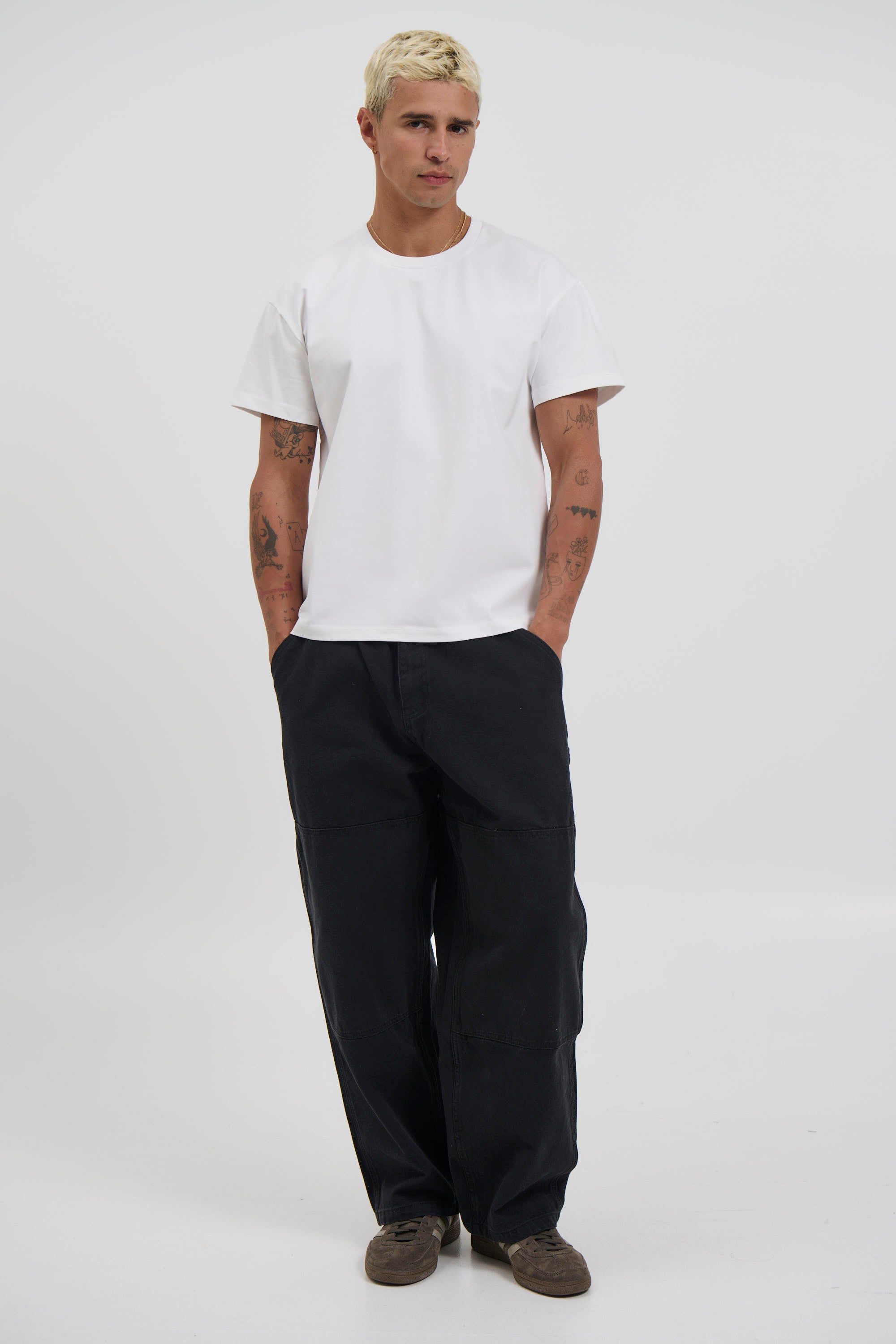 Cotton Drill Pant Black