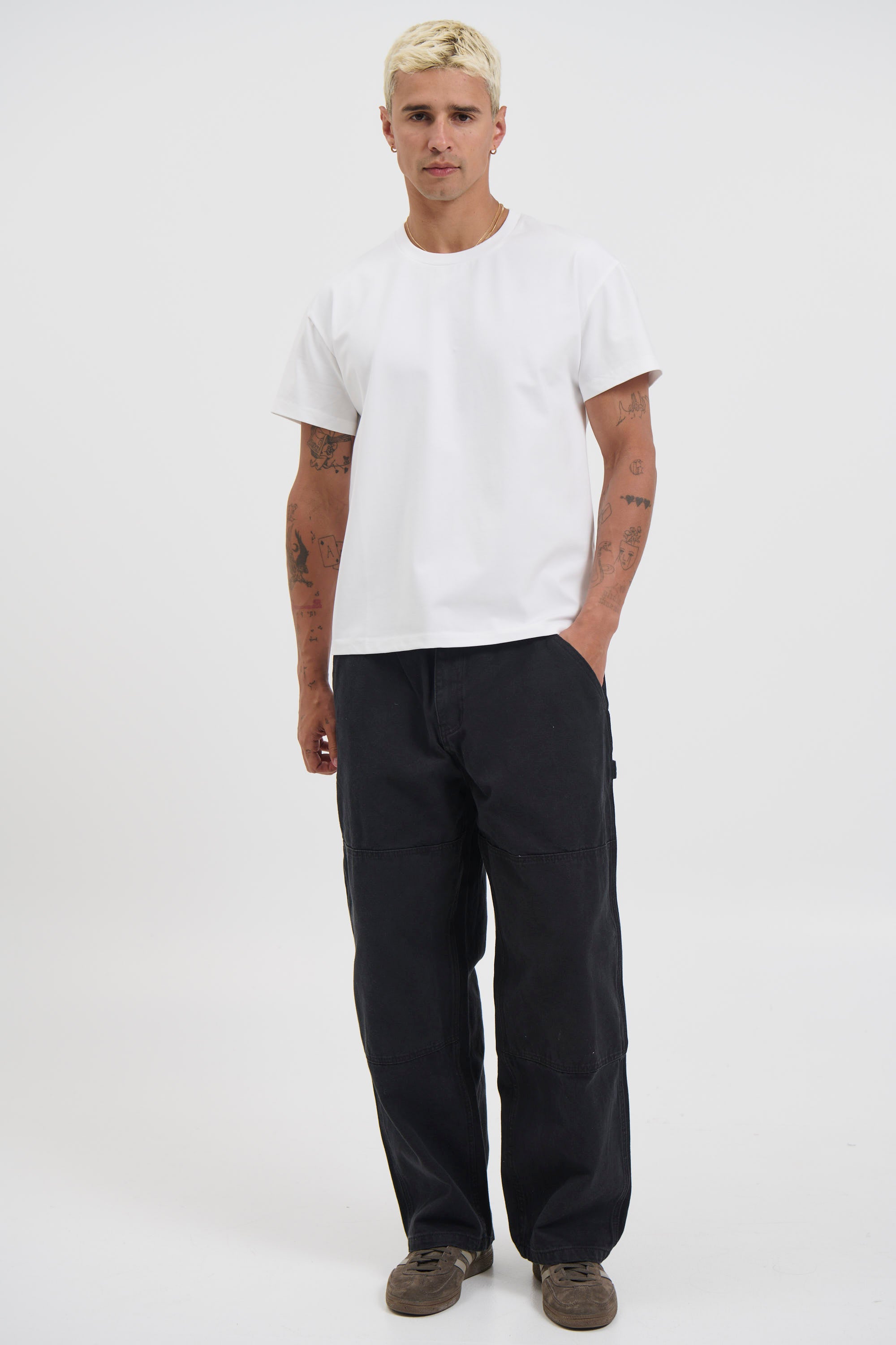 Cotton Drill Pant Black