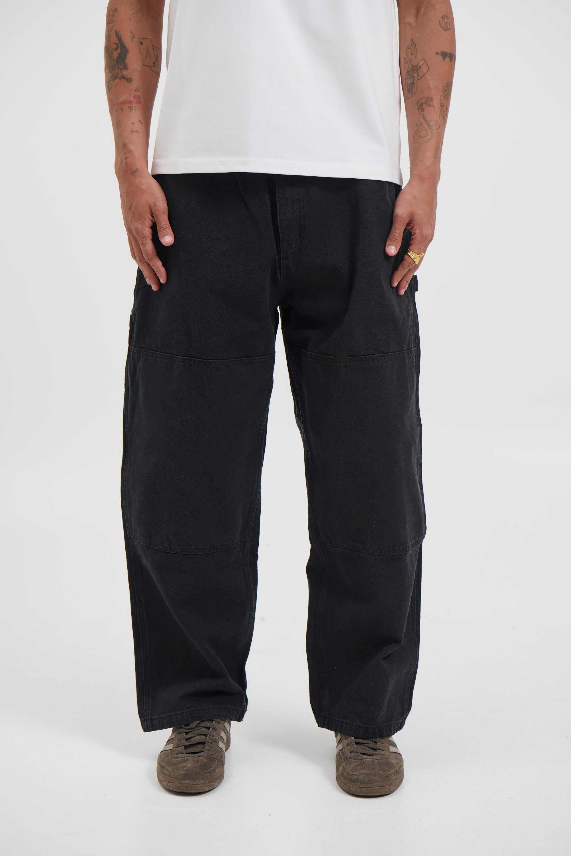 Cotton Drill Pant Black