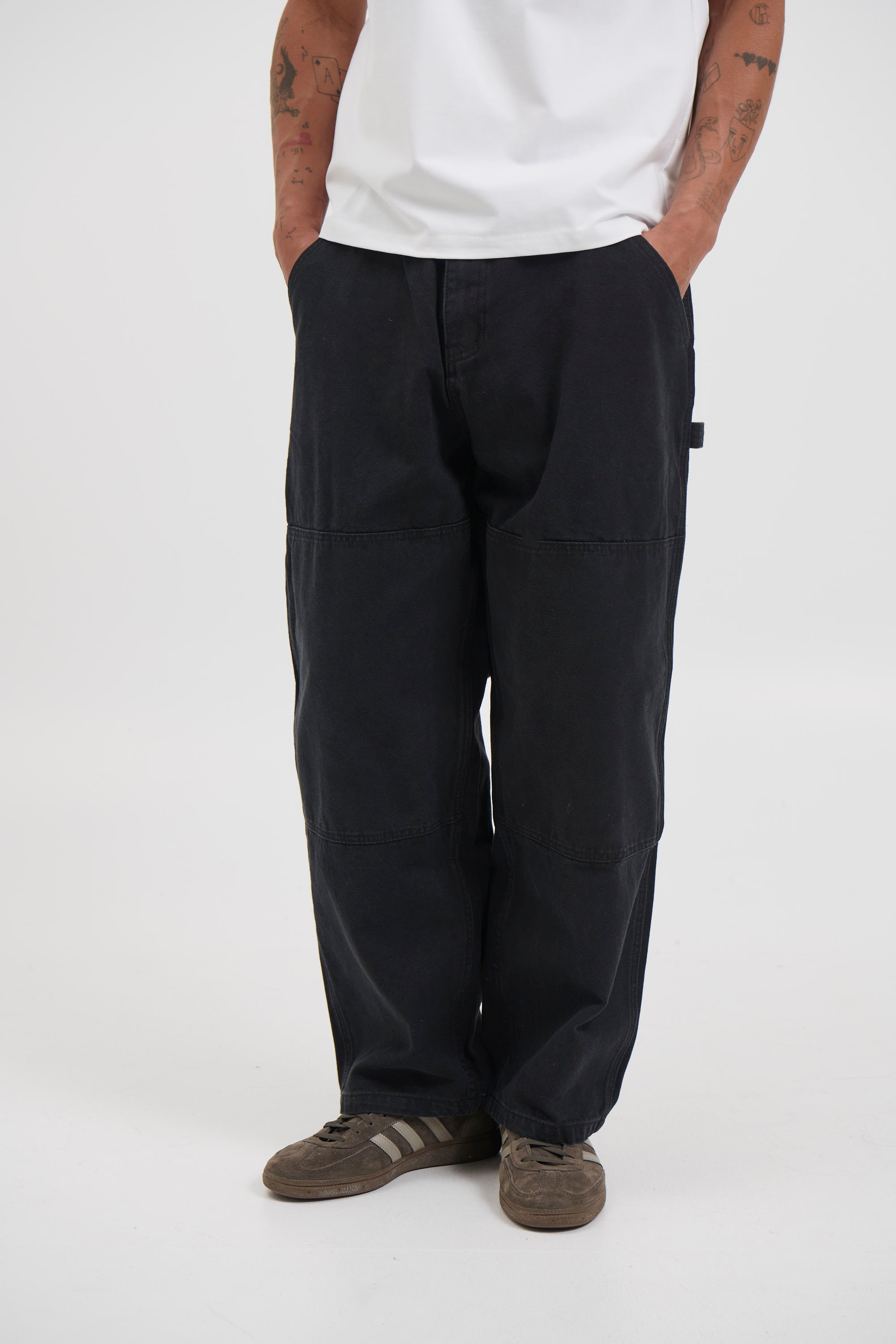 Cotton Drill Pant Black