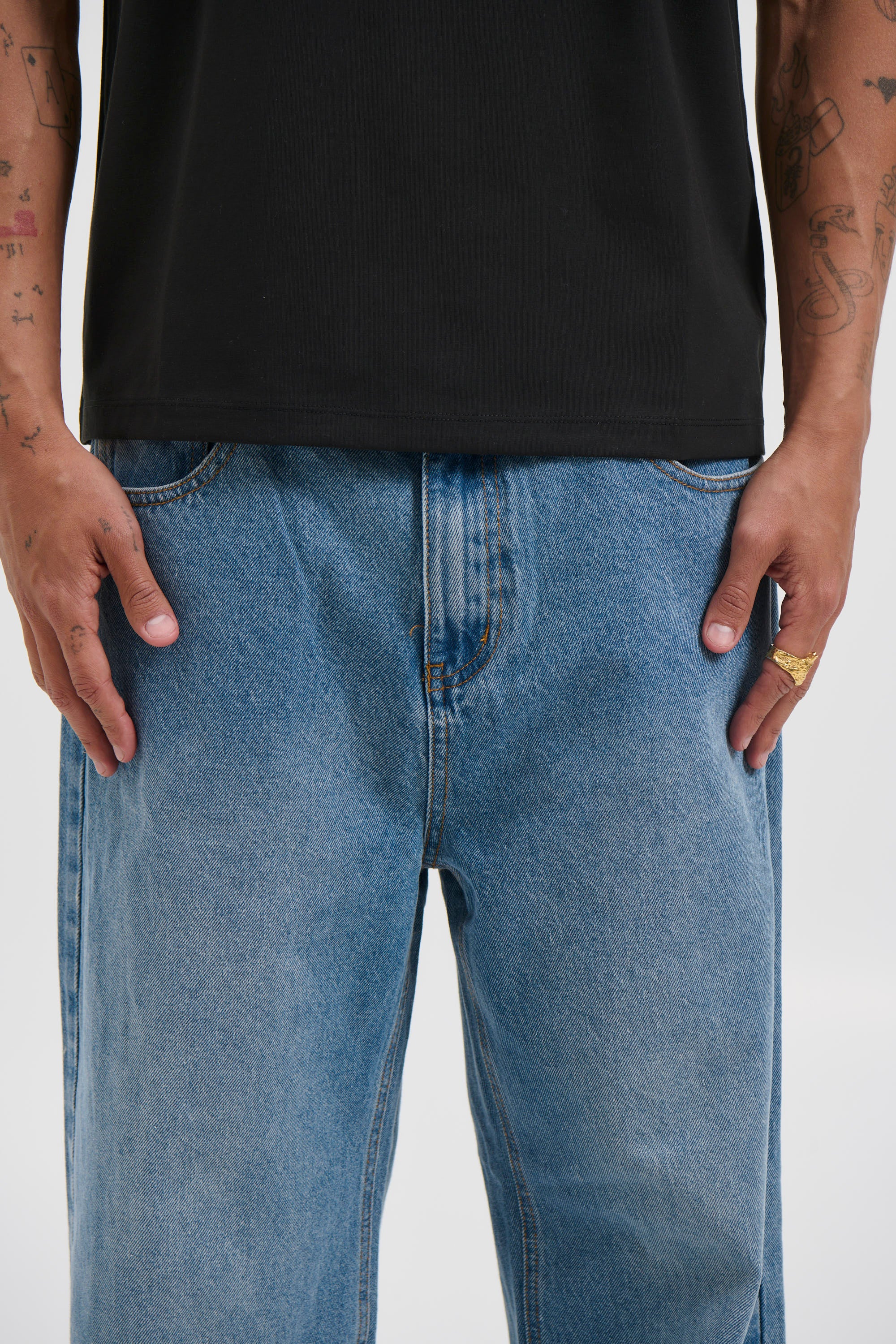 Louis Baggy Denim Blue