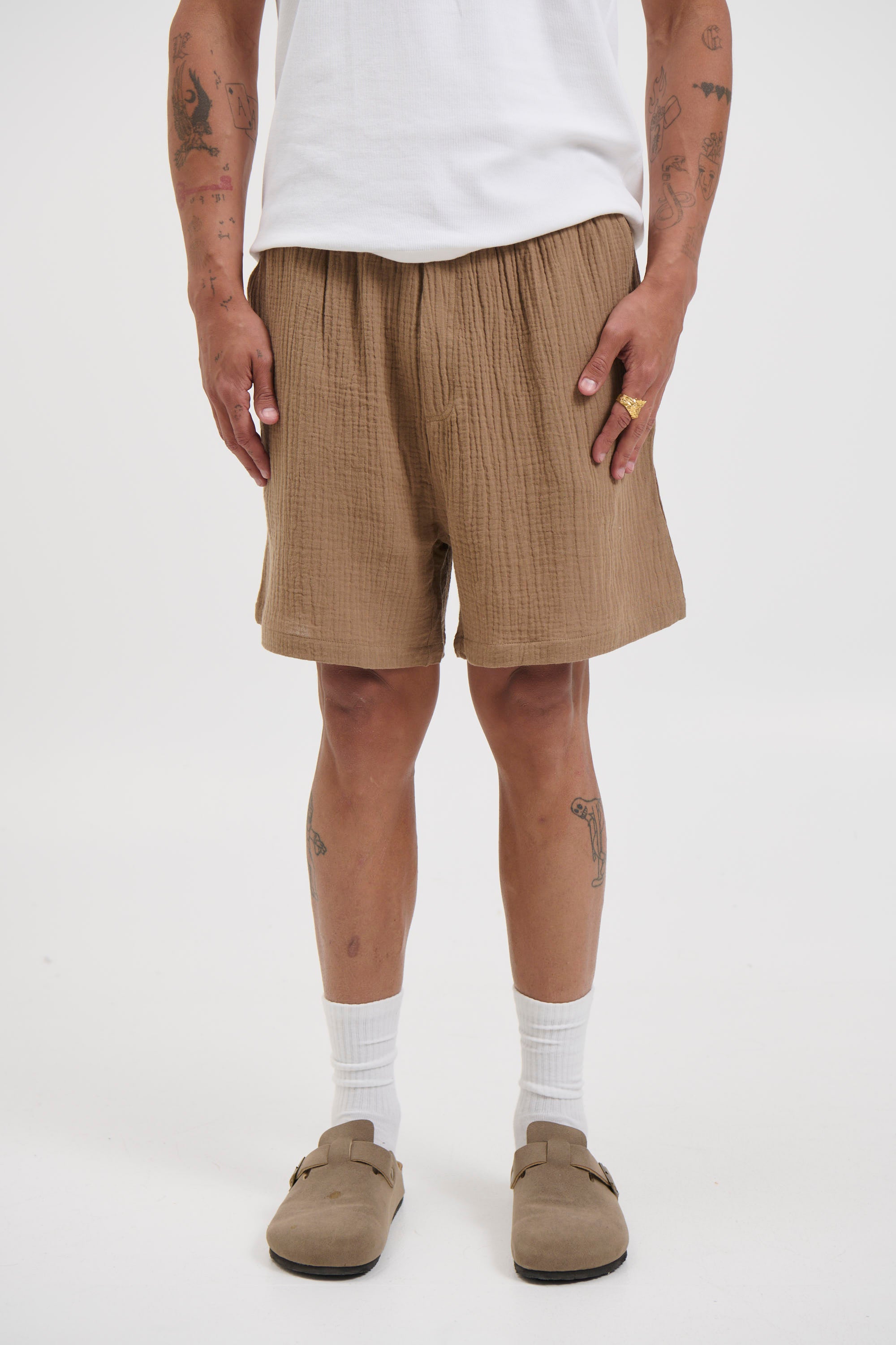 Tyler Texture Short Chocolate