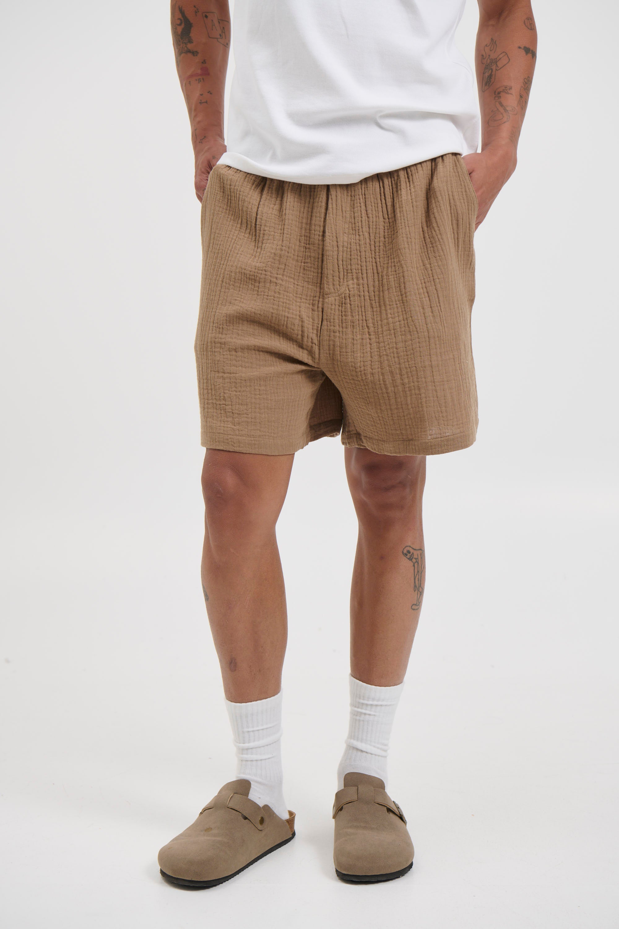 Tyler Texture Short Chocolate