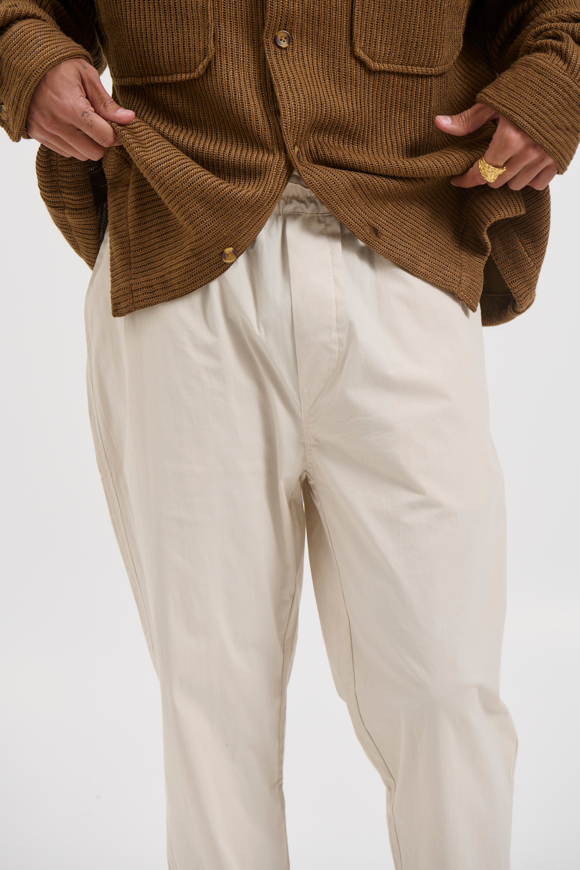 Locky Straight Pant Stone