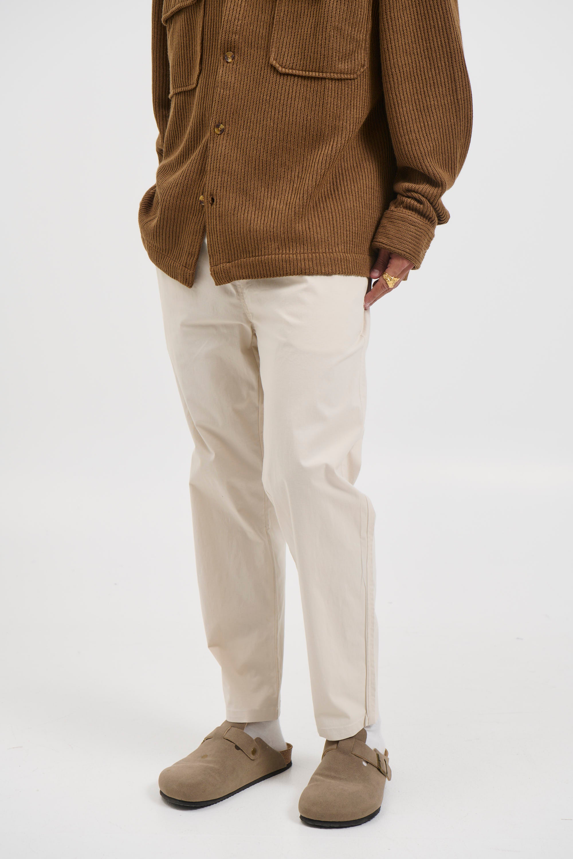 Locky Straight Pant Stone