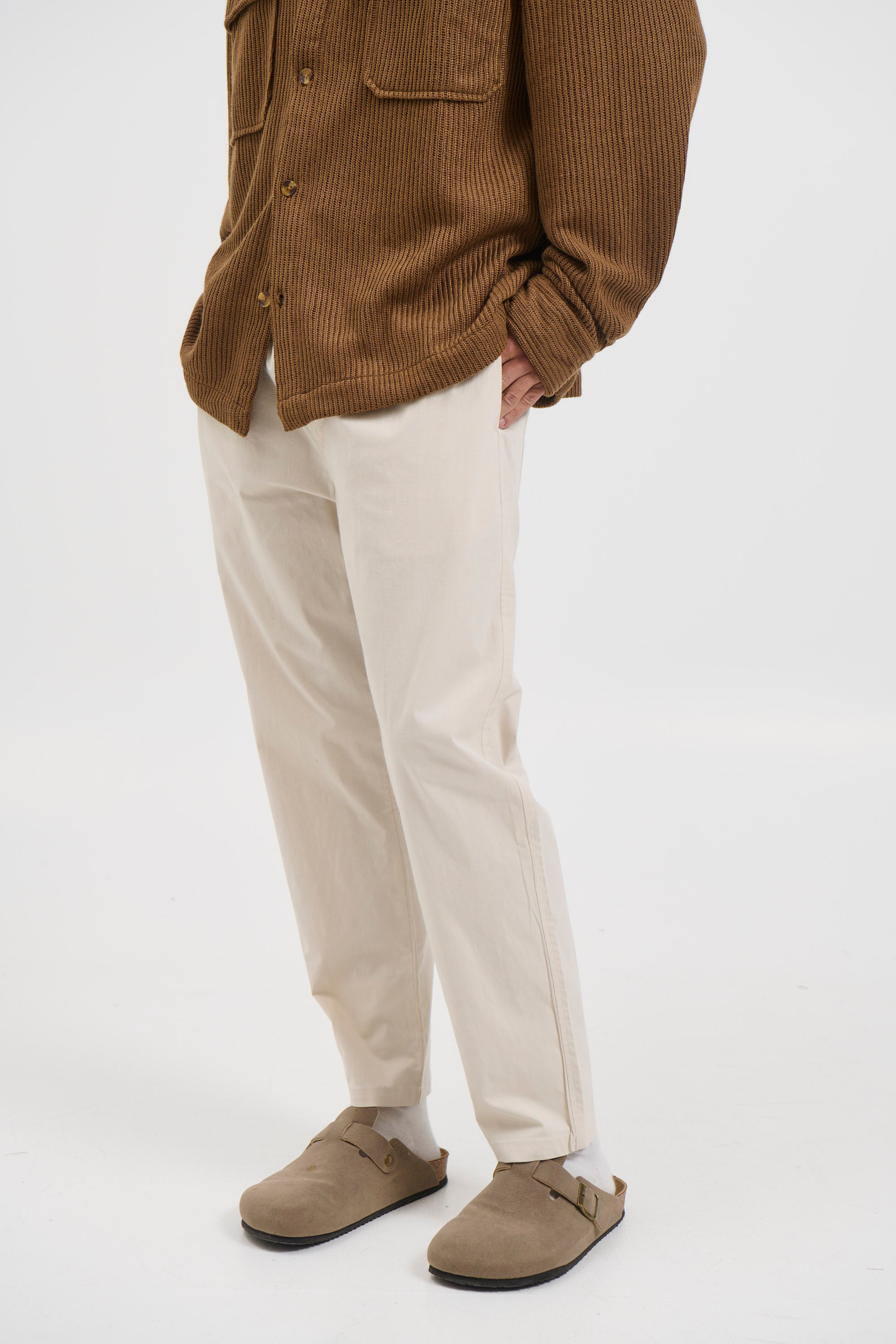 Locky Straight Pant Stone