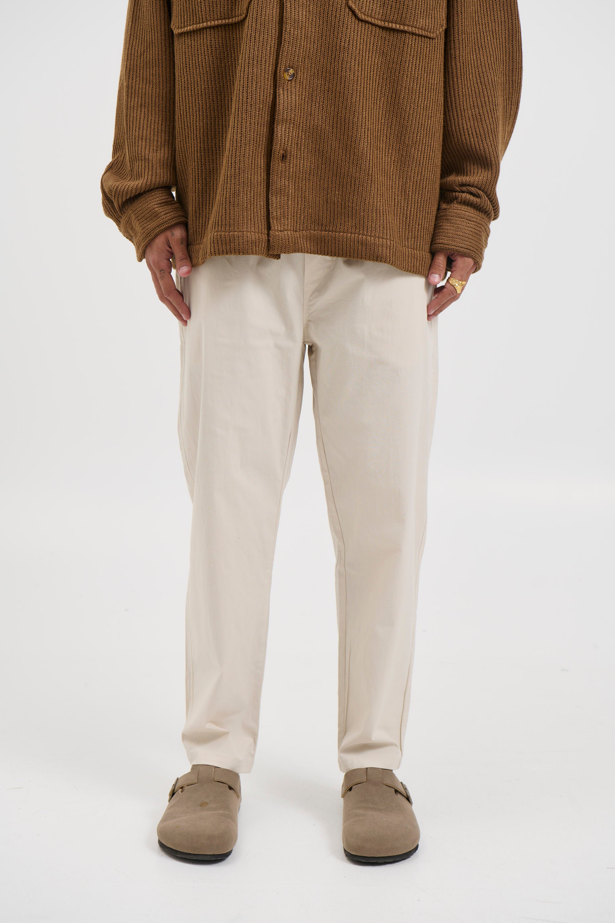 Locky Straight Pant Stone