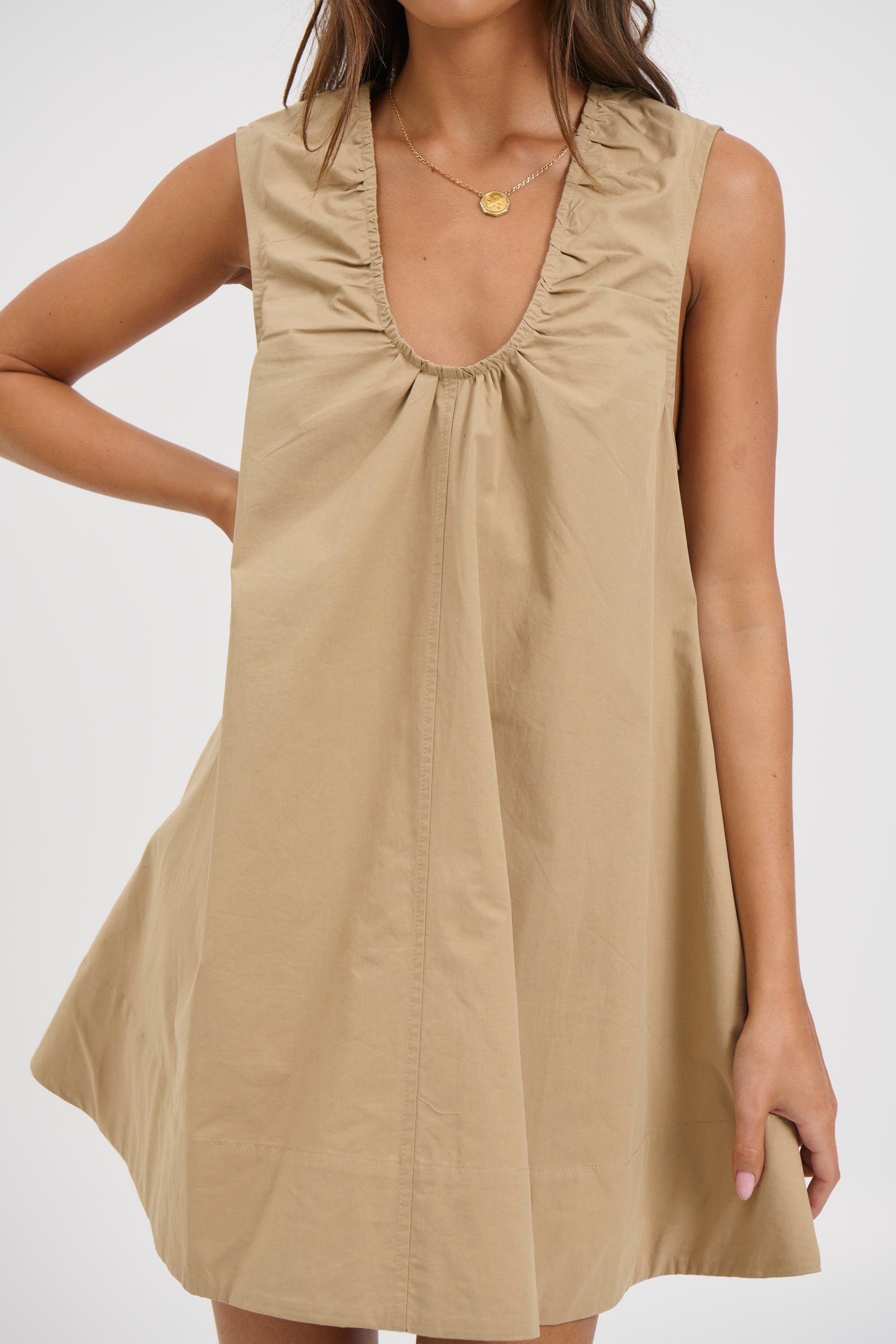 Sydney Mini Dress Latte