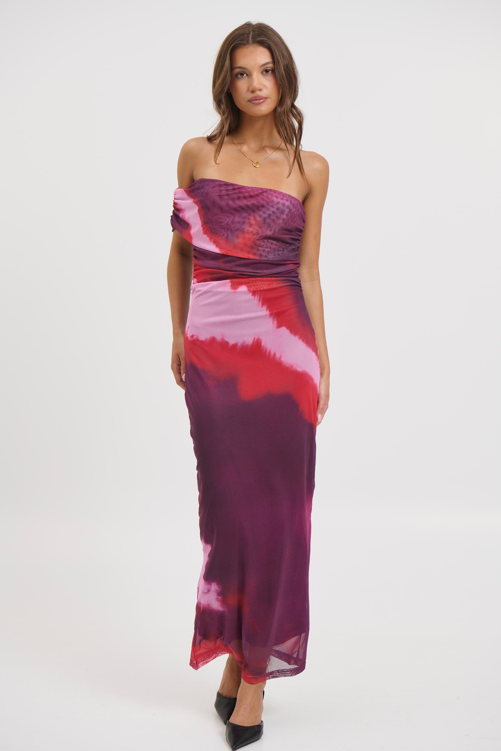 Paros Maxi Dress Berry