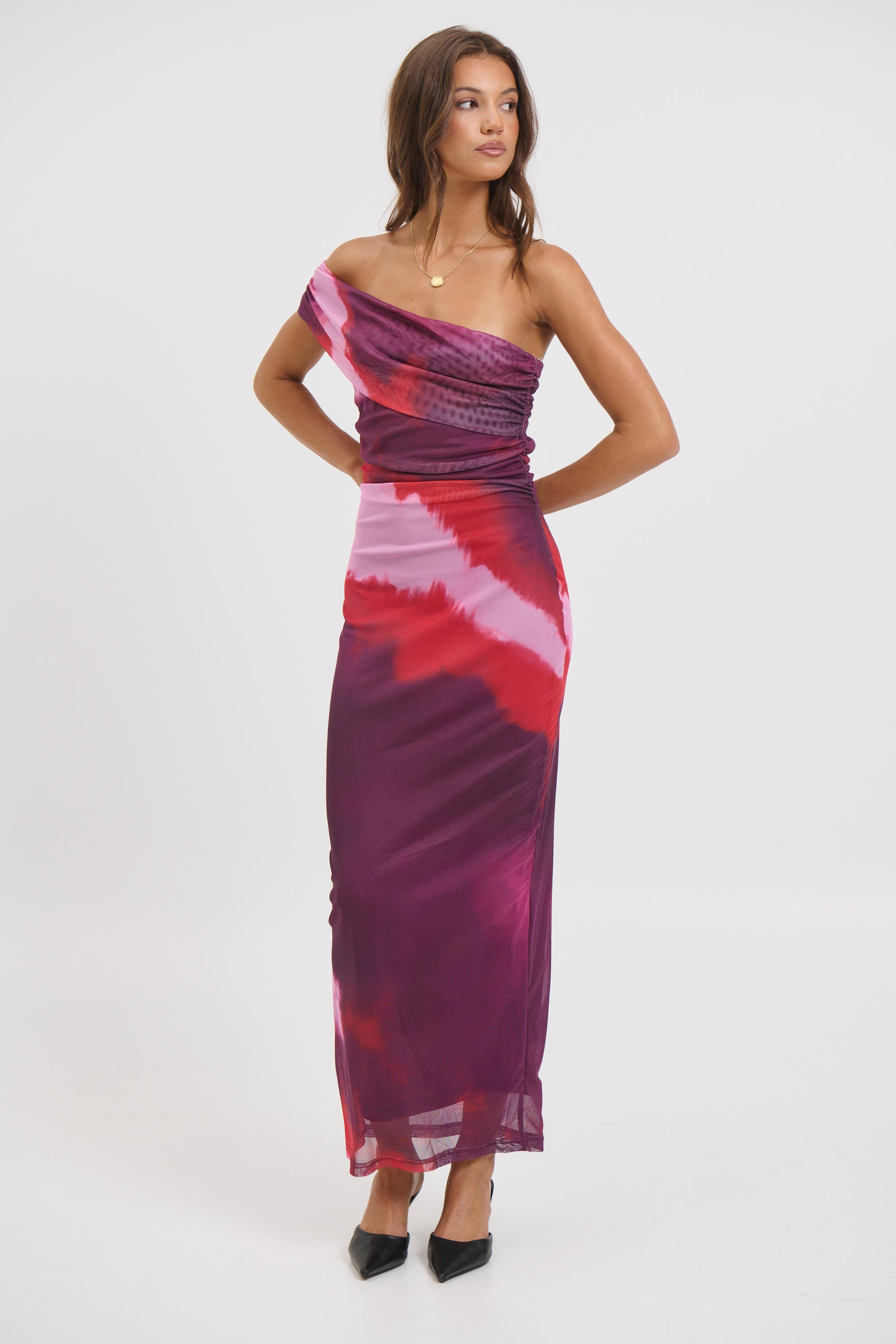 Paros Maxi Dress Berry