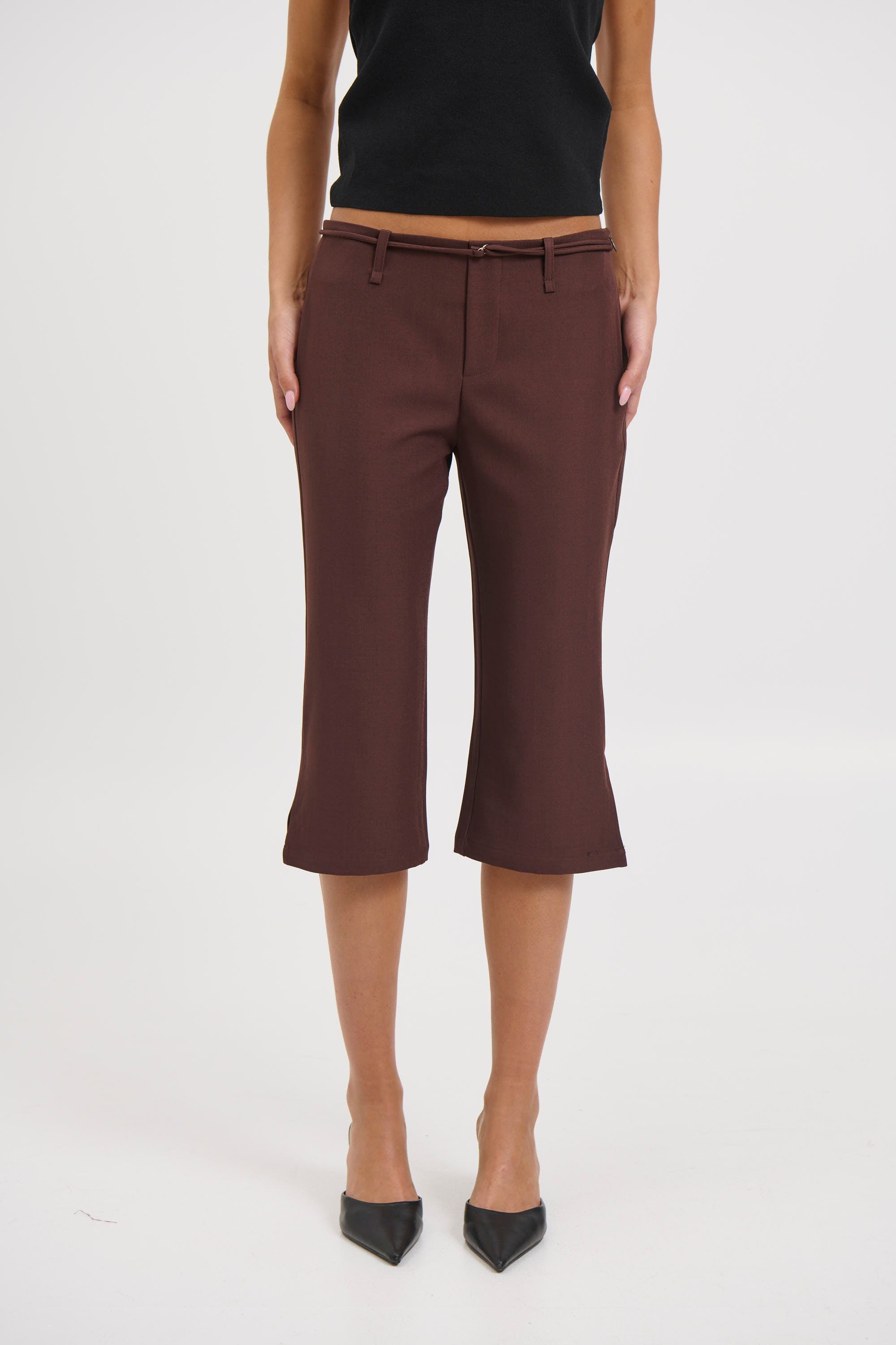 Nardia Capri Pant Chocolate