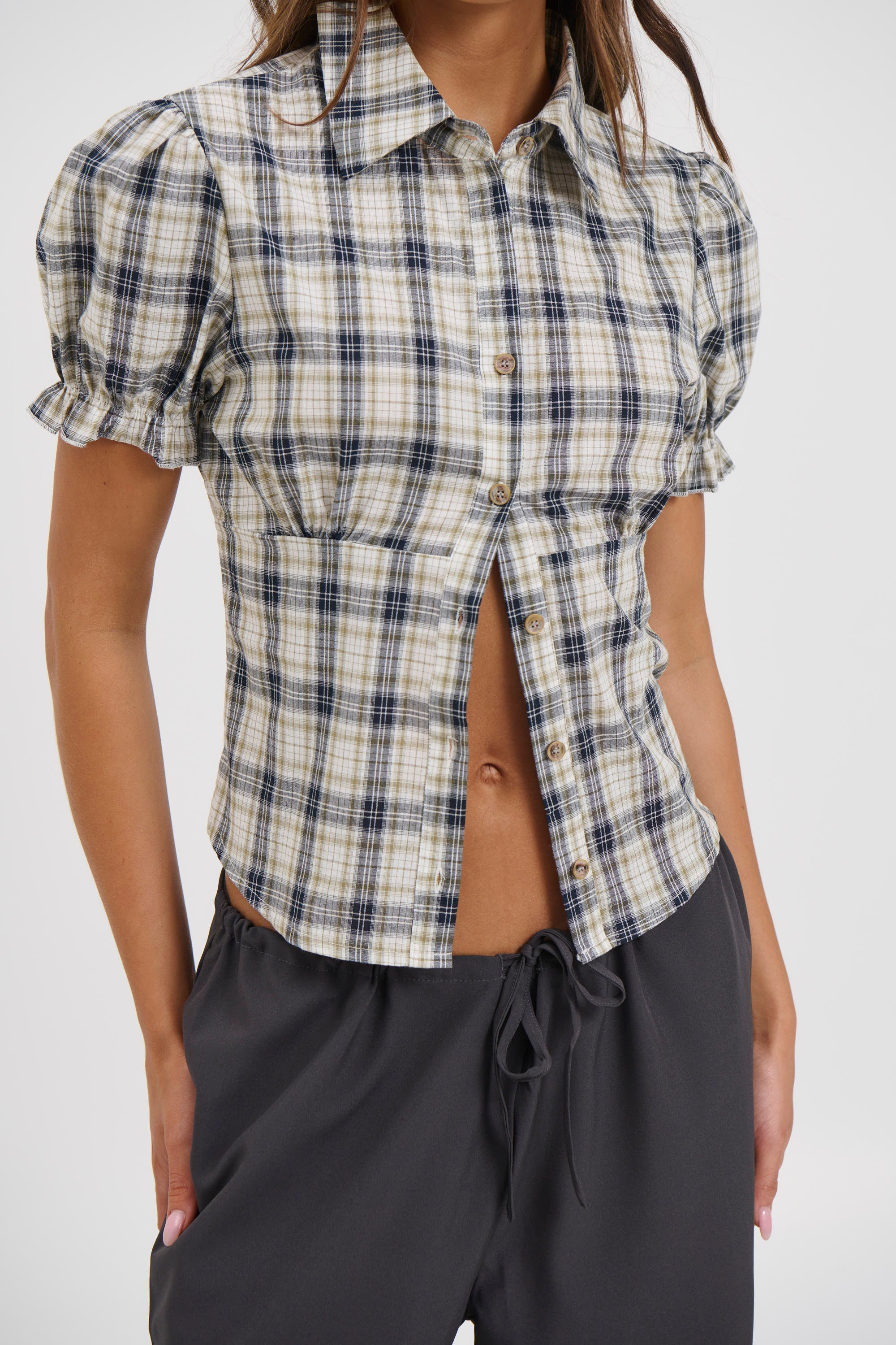 Astra Short Sleeve Shirt Beige