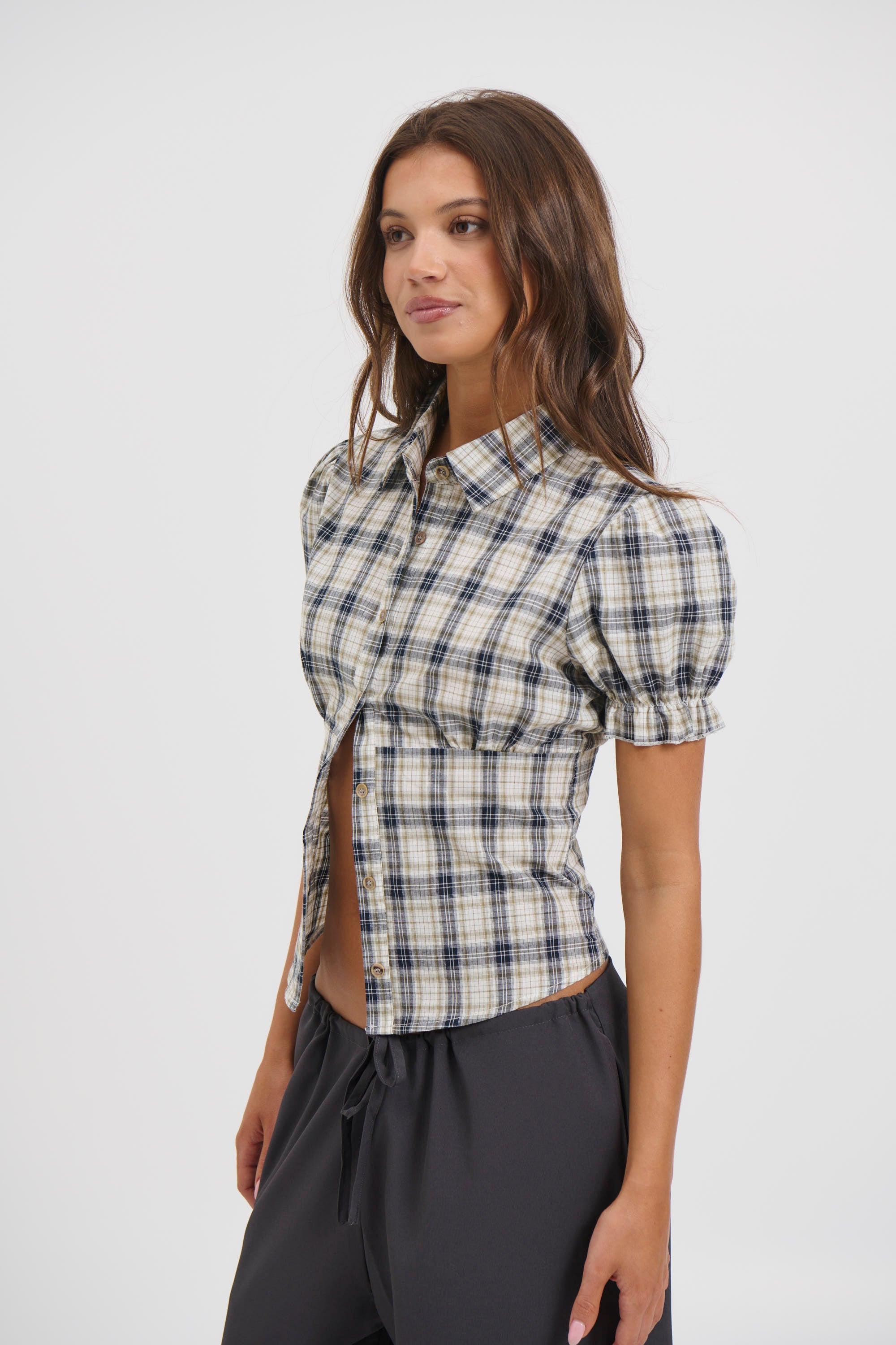 Astra Short Sleeve Shirt Beige