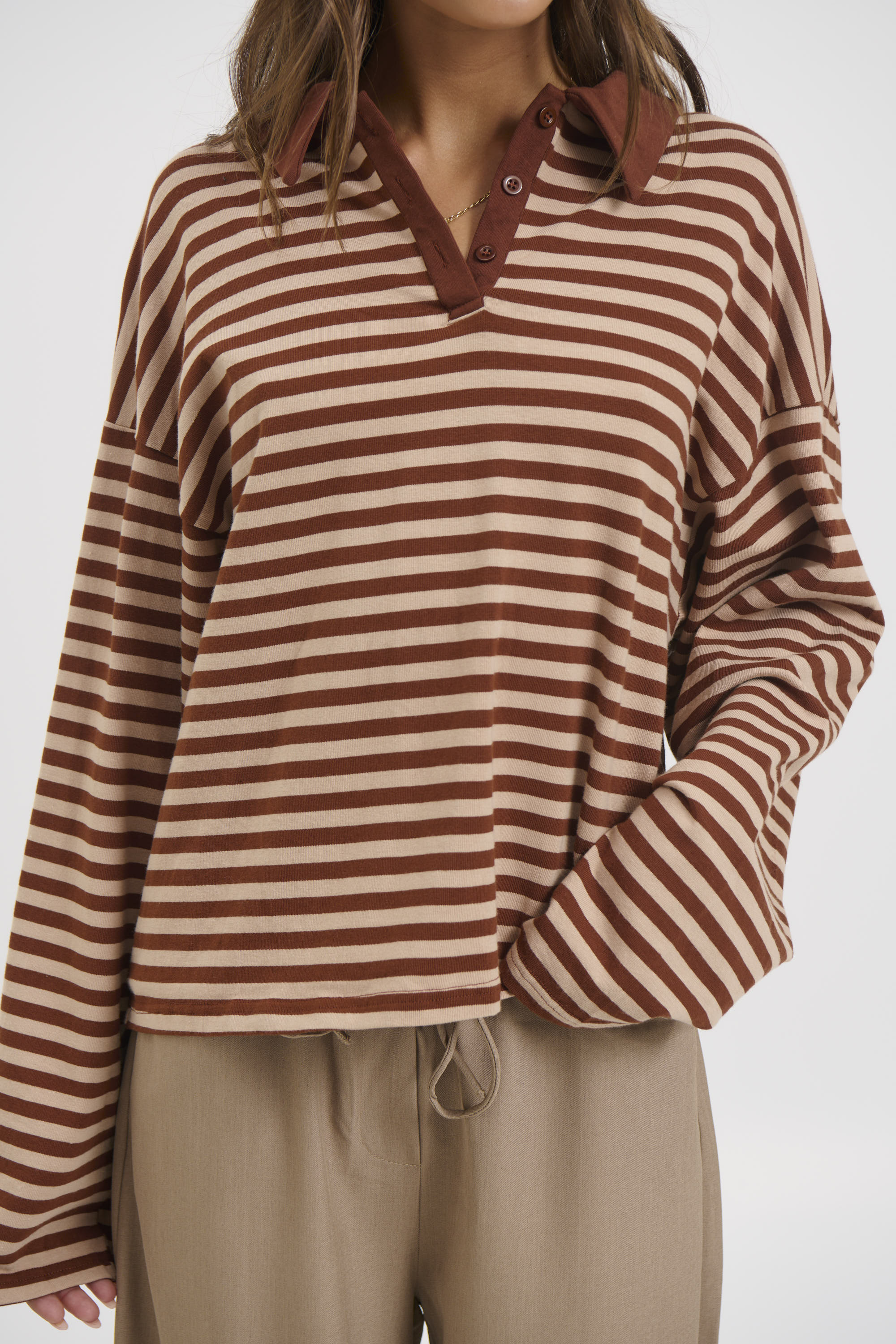Megan Long Sleeve Latte