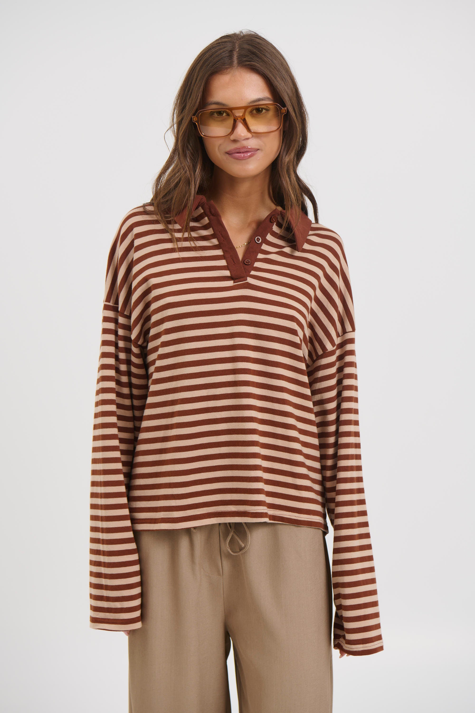 Megan Long Sleeve Latte