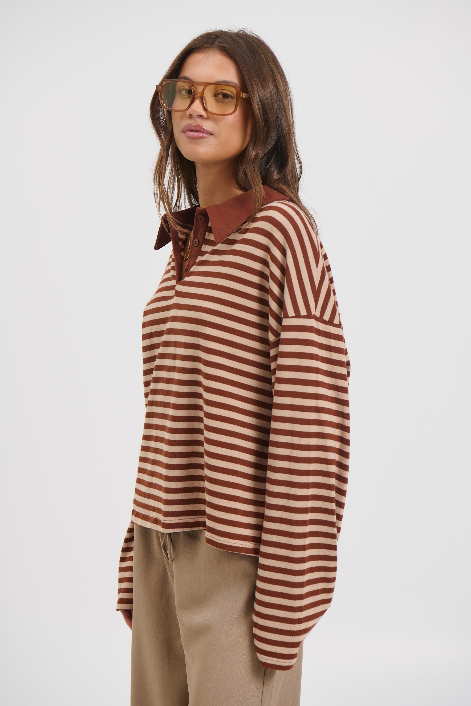 Megan Long Sleeve Latte