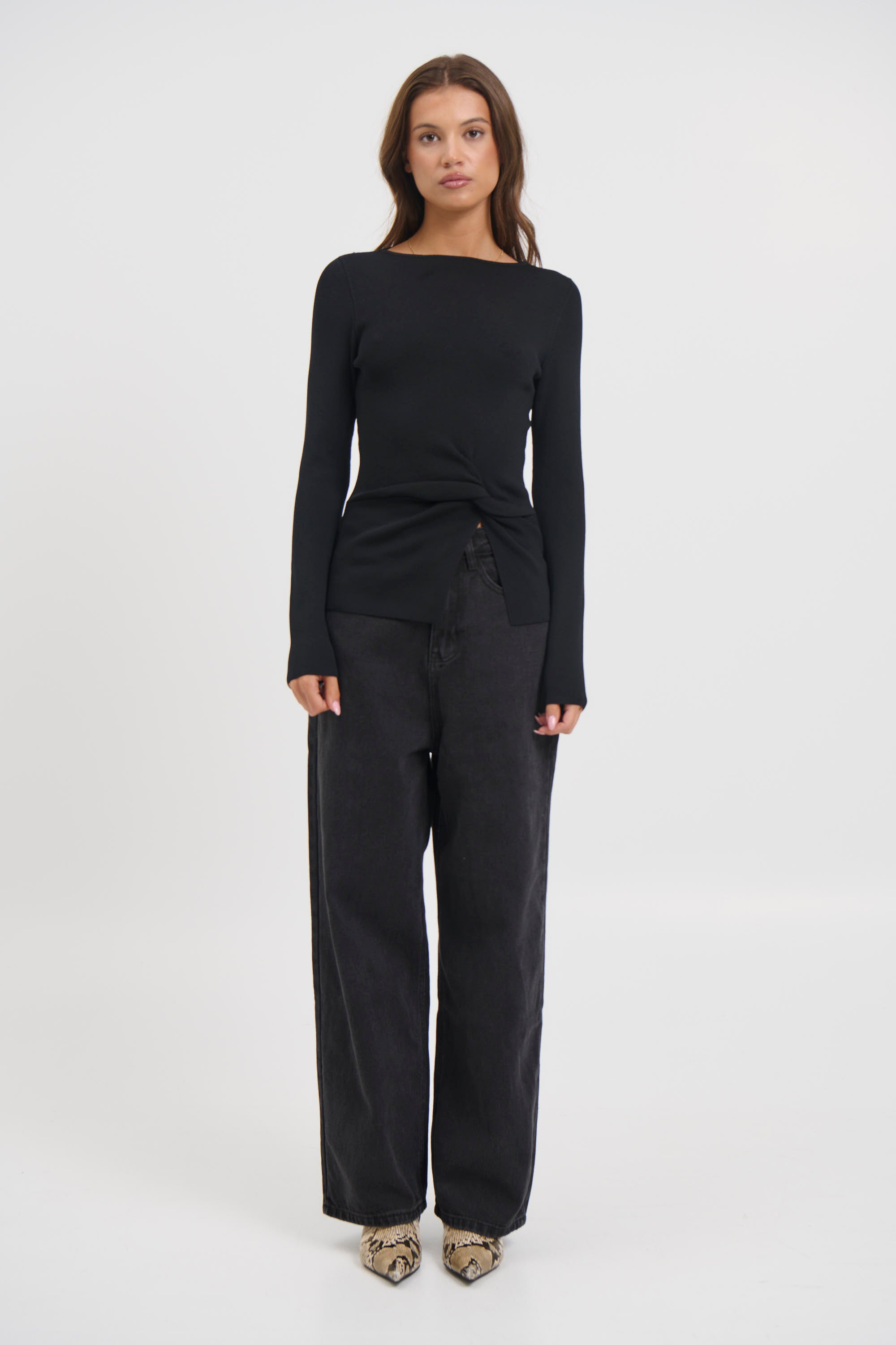 Yuki Long Sleeve Black