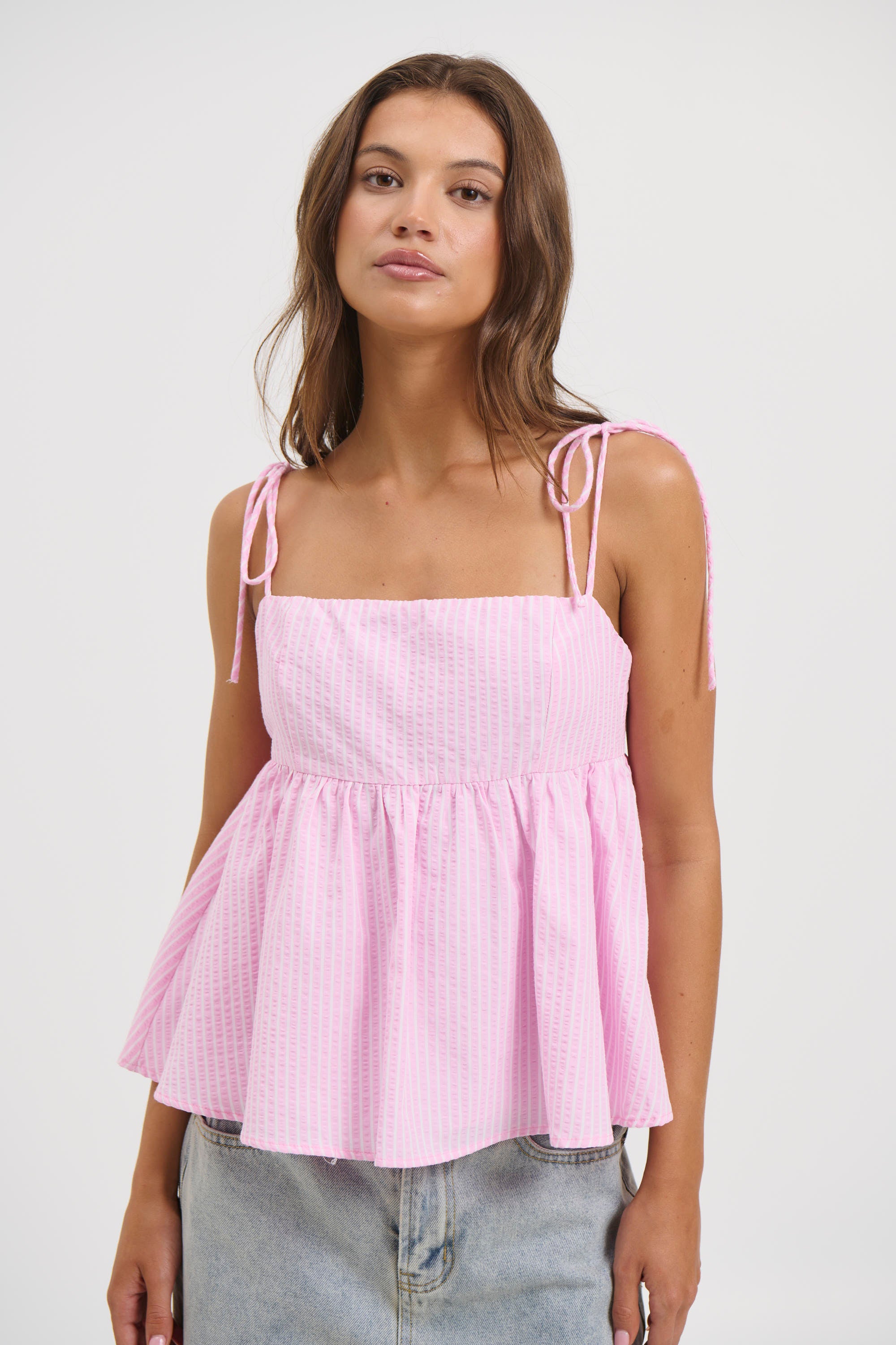 Chontelle Babydoll Top Candy