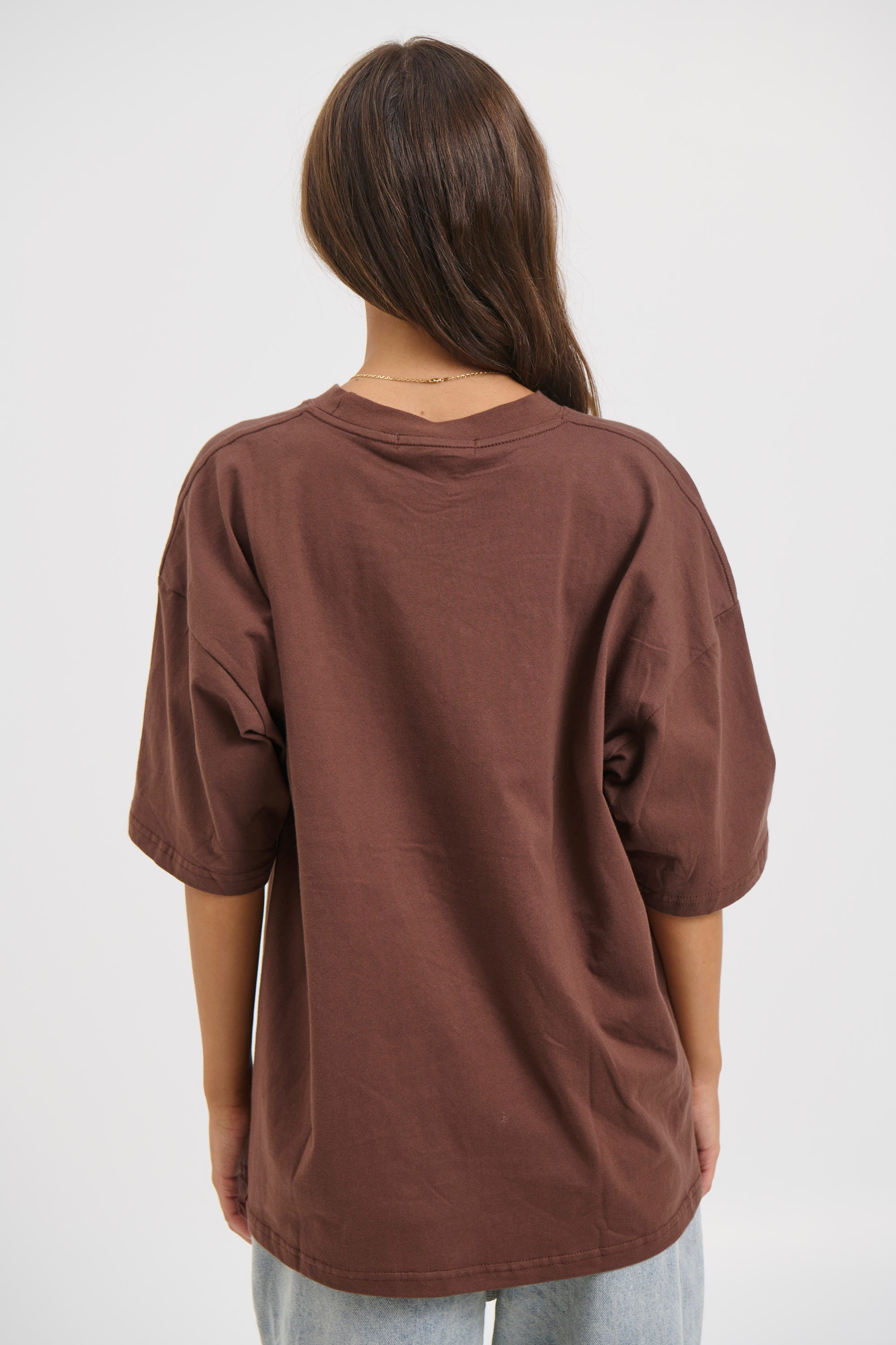 Unisex Midweight Signature Tee Dark Brown