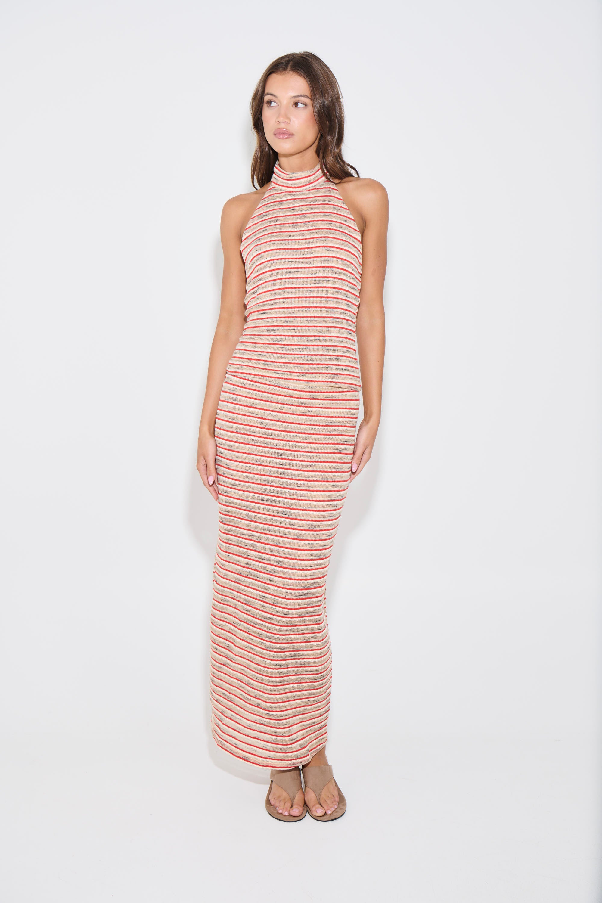 Jordy Top Orange Stripe