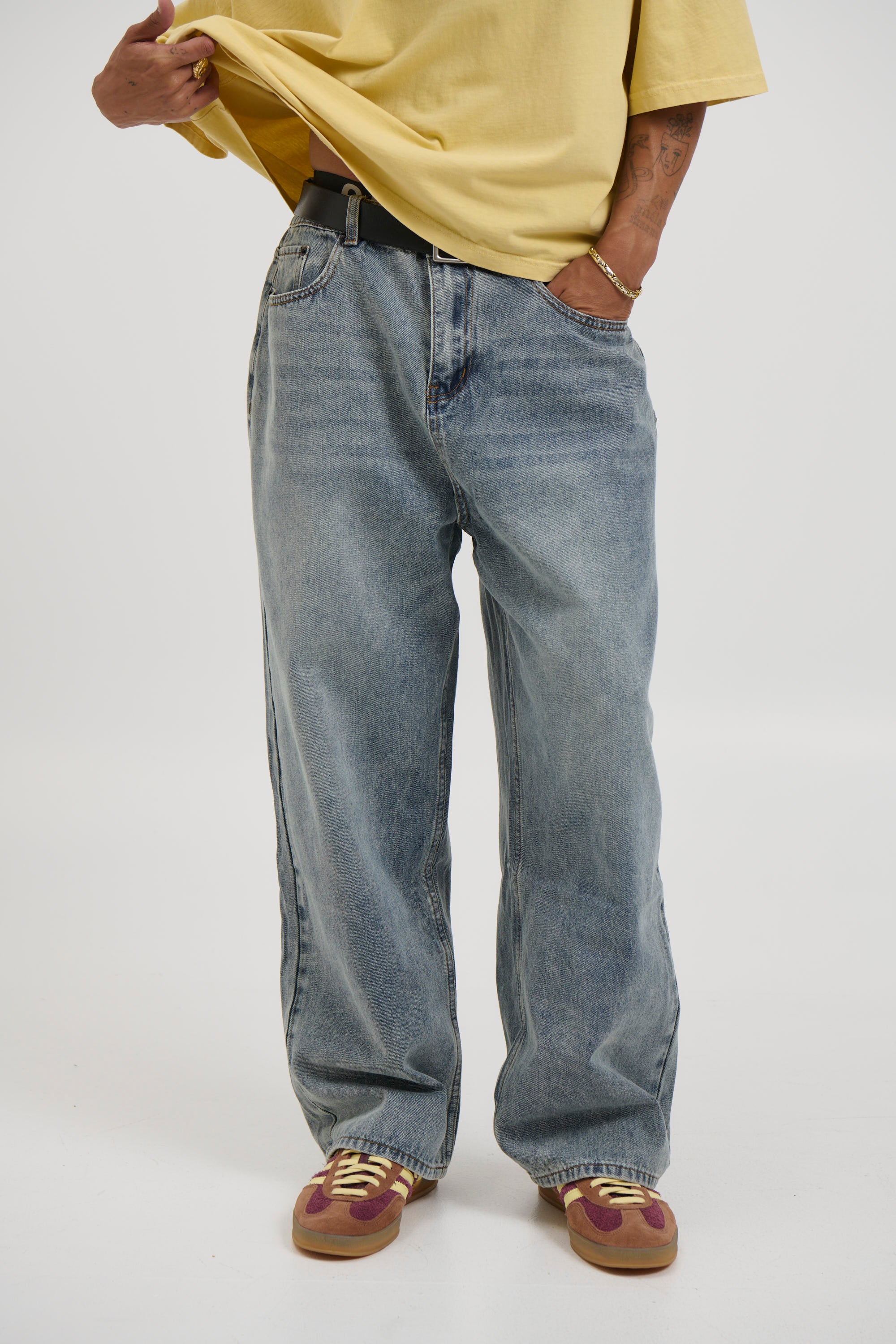 Newtown Baggy Denim Light Blue