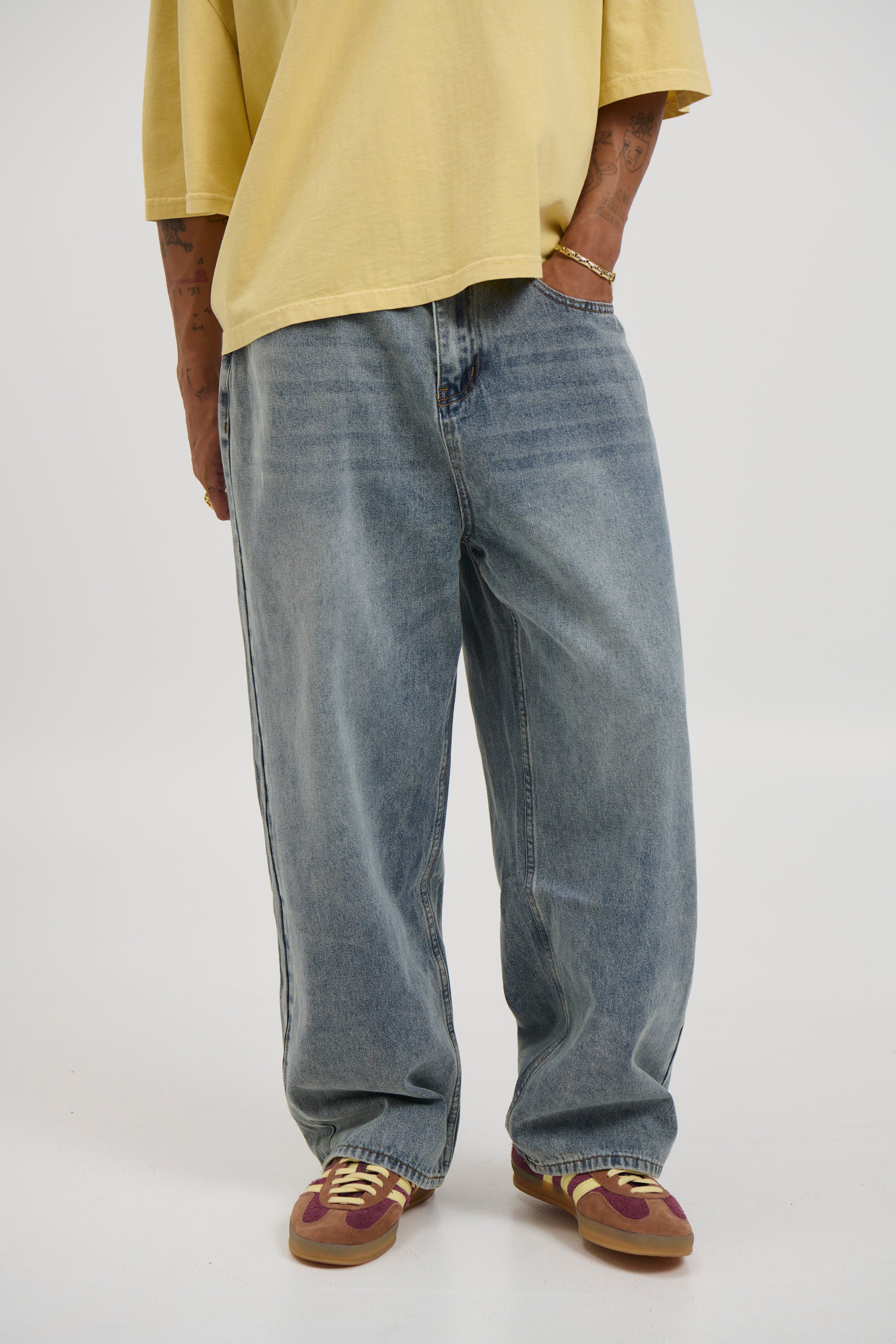 Newtown Baggy Denim Light Blue