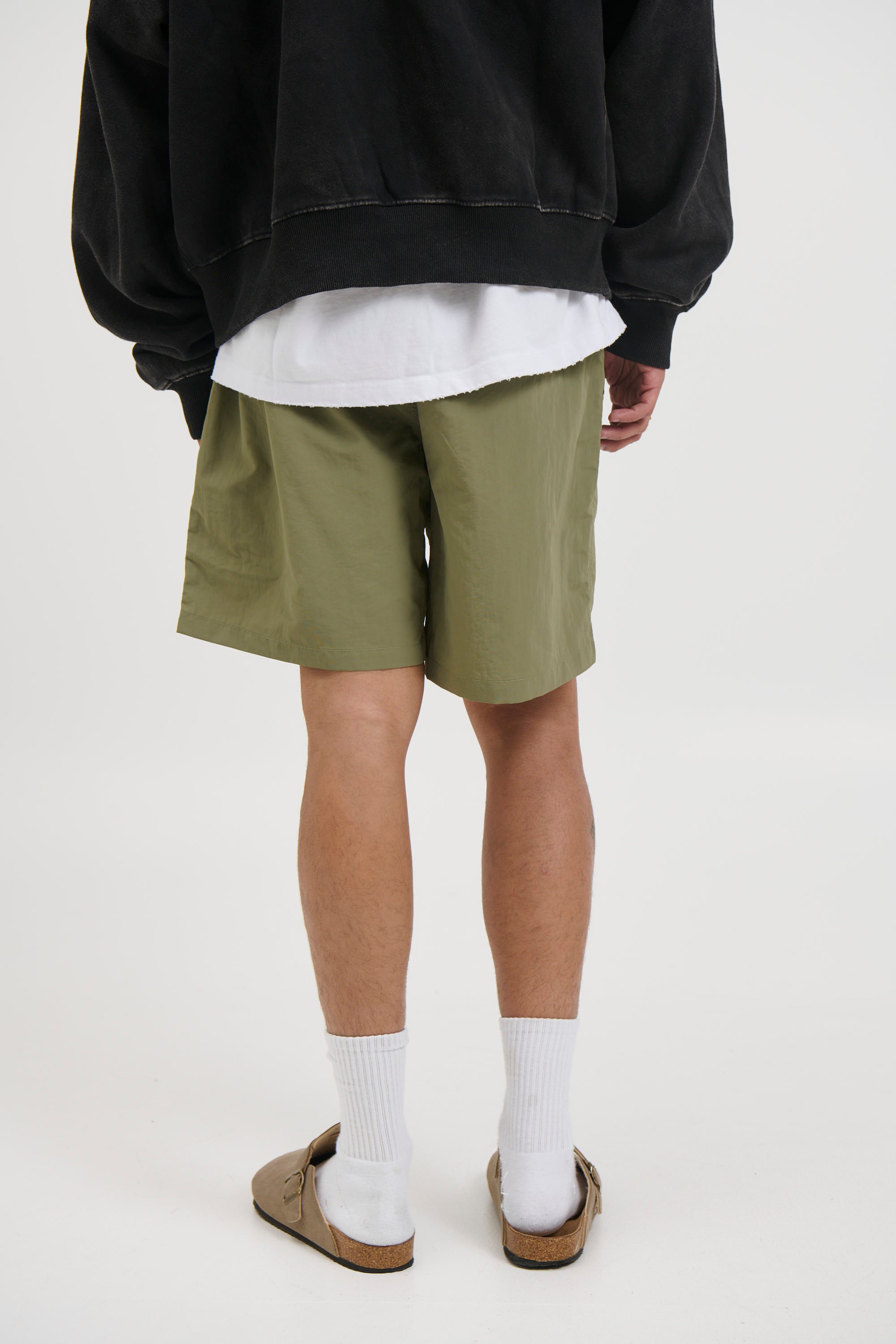 Nylon Walk Short Khaki